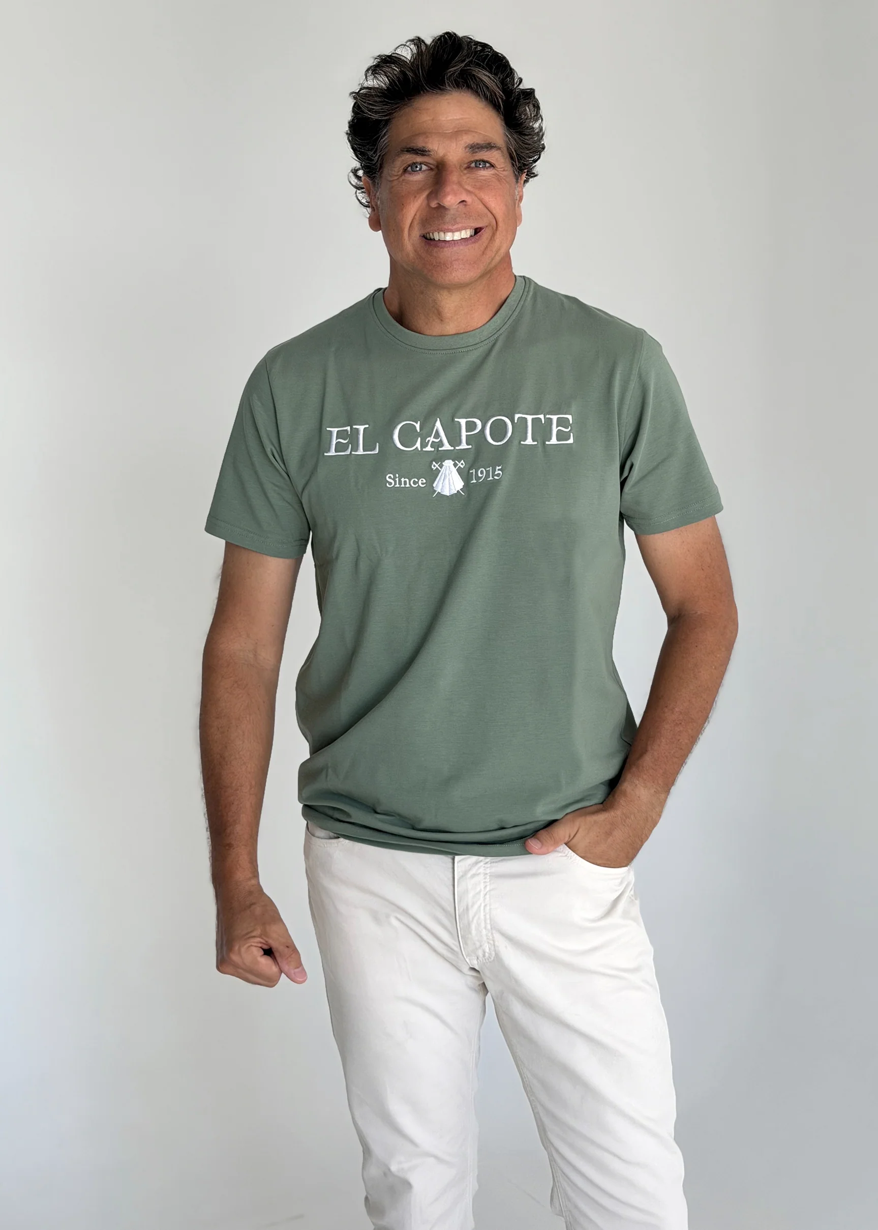 Camiseta Verde El Capote Hombre