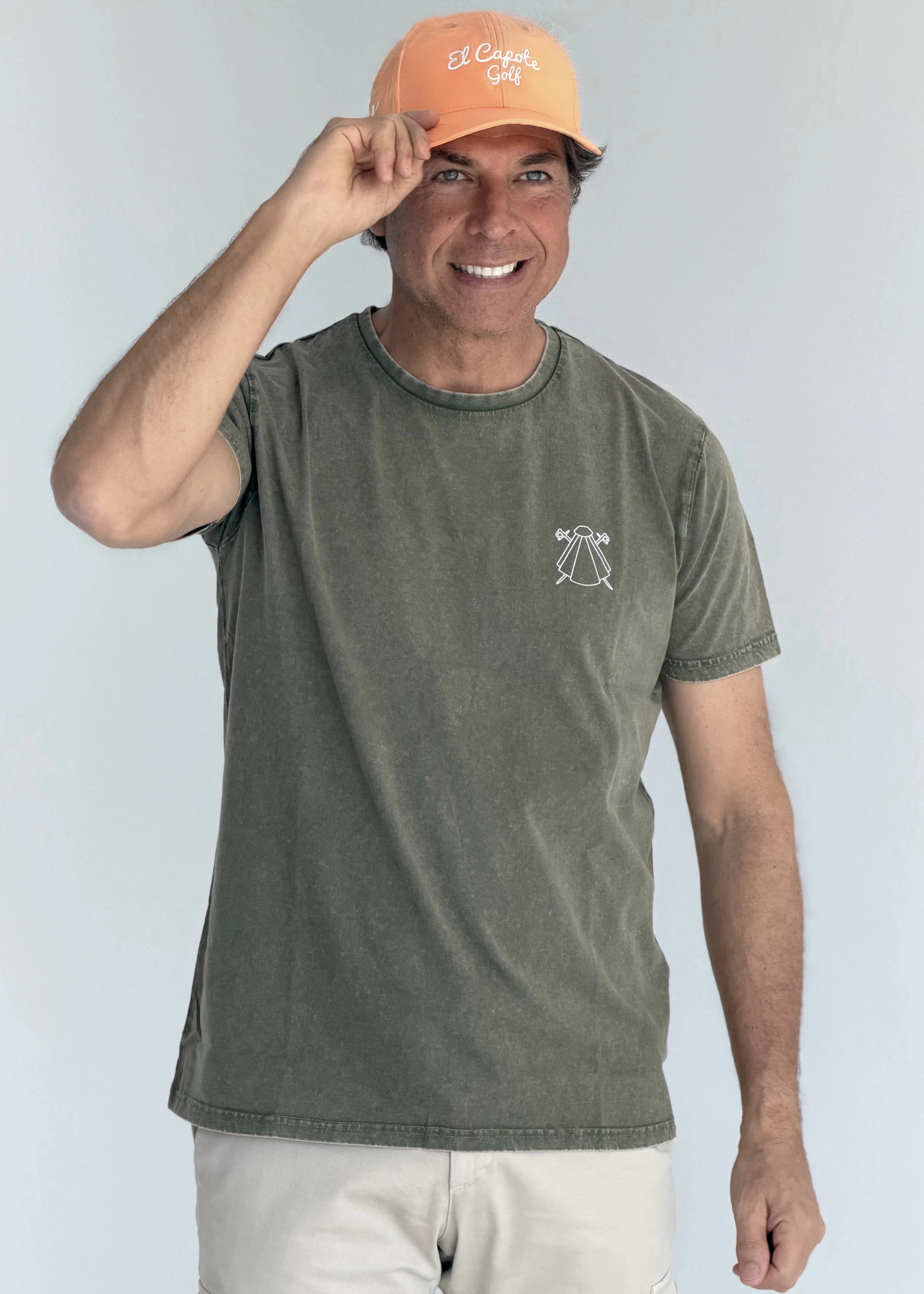 Camiseta Verde Eslogan Hombre - Image 2