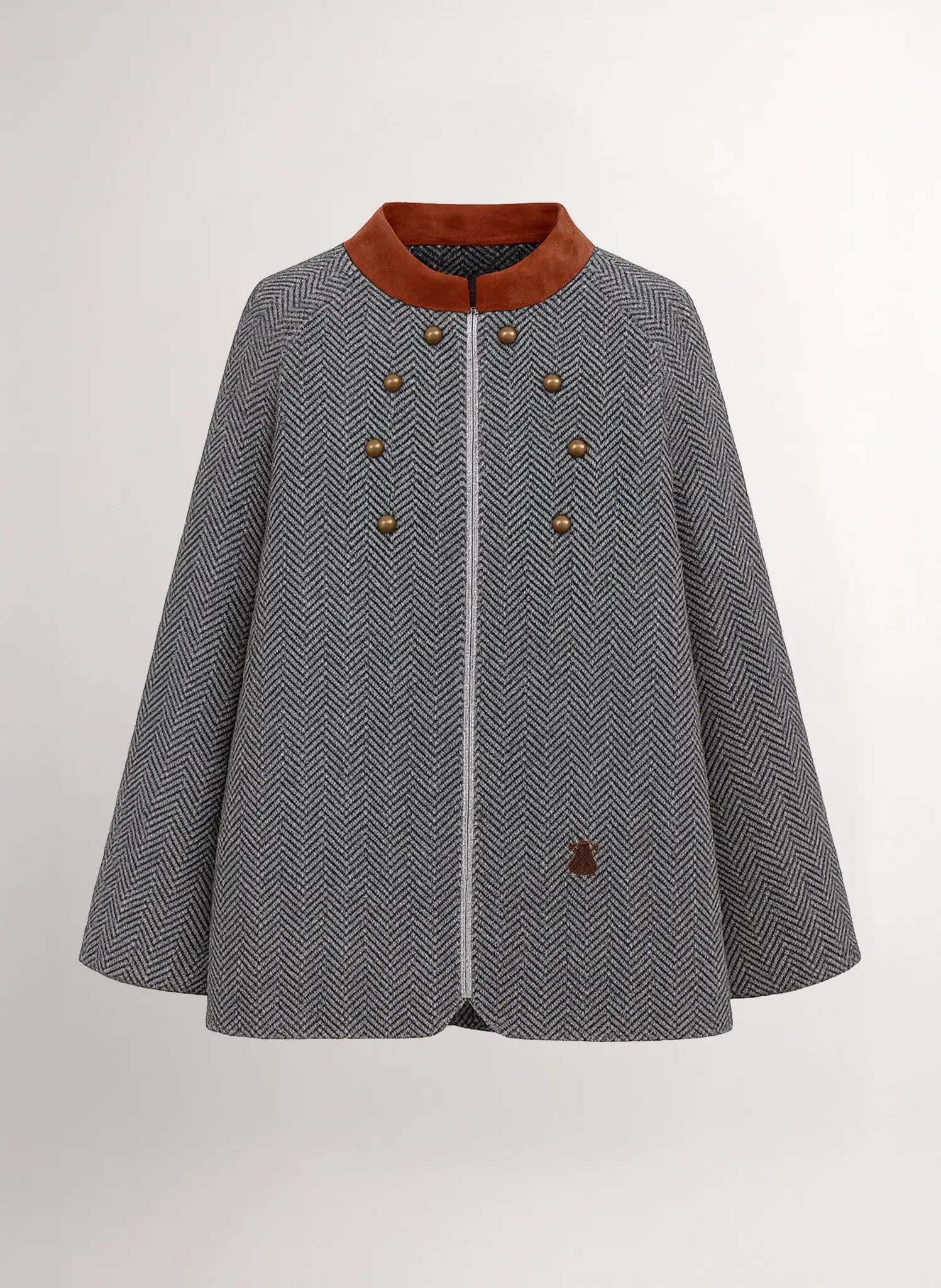 Capa Gris Espiga Mujer - Image 2