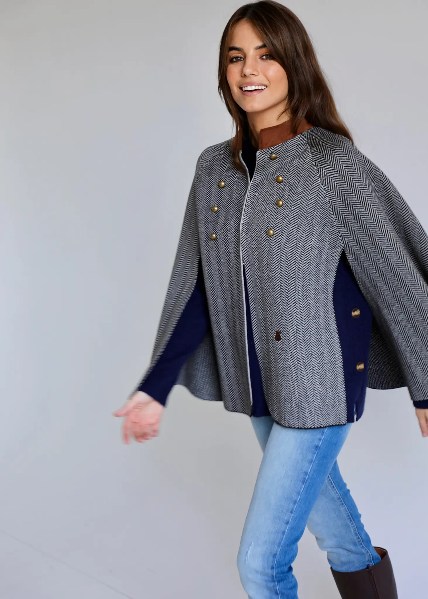 Capa Gris Espiga Mujer - Image 4