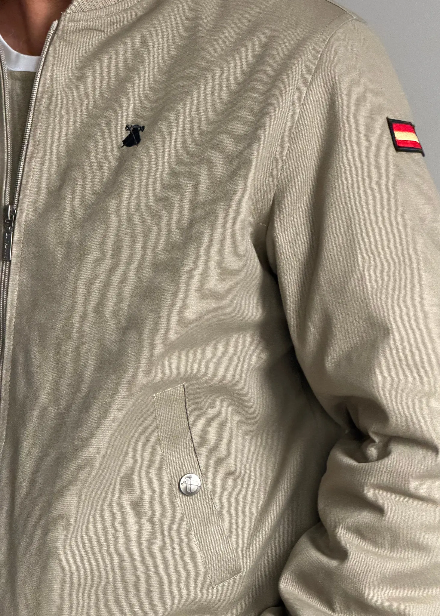 Cazadora Bomber Aviación Kaki Hombre - Image 3