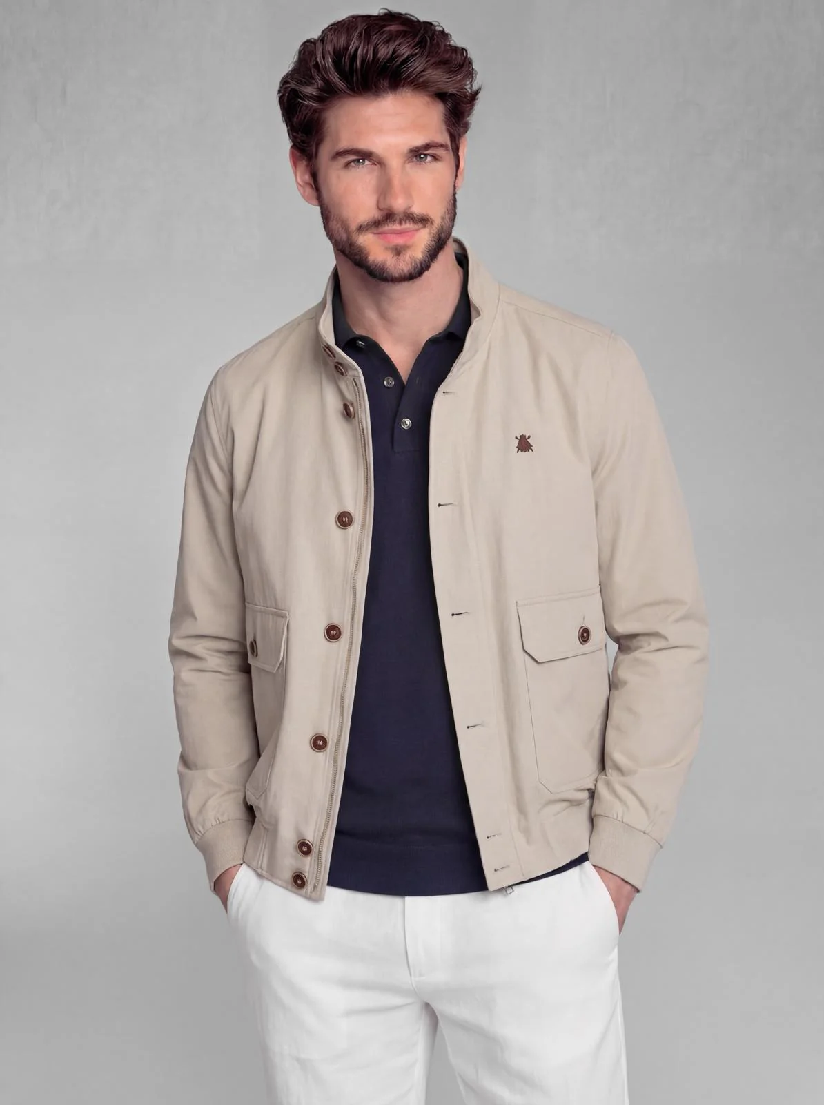 Cazadora Bomber Piedra Hombre - Image 4
