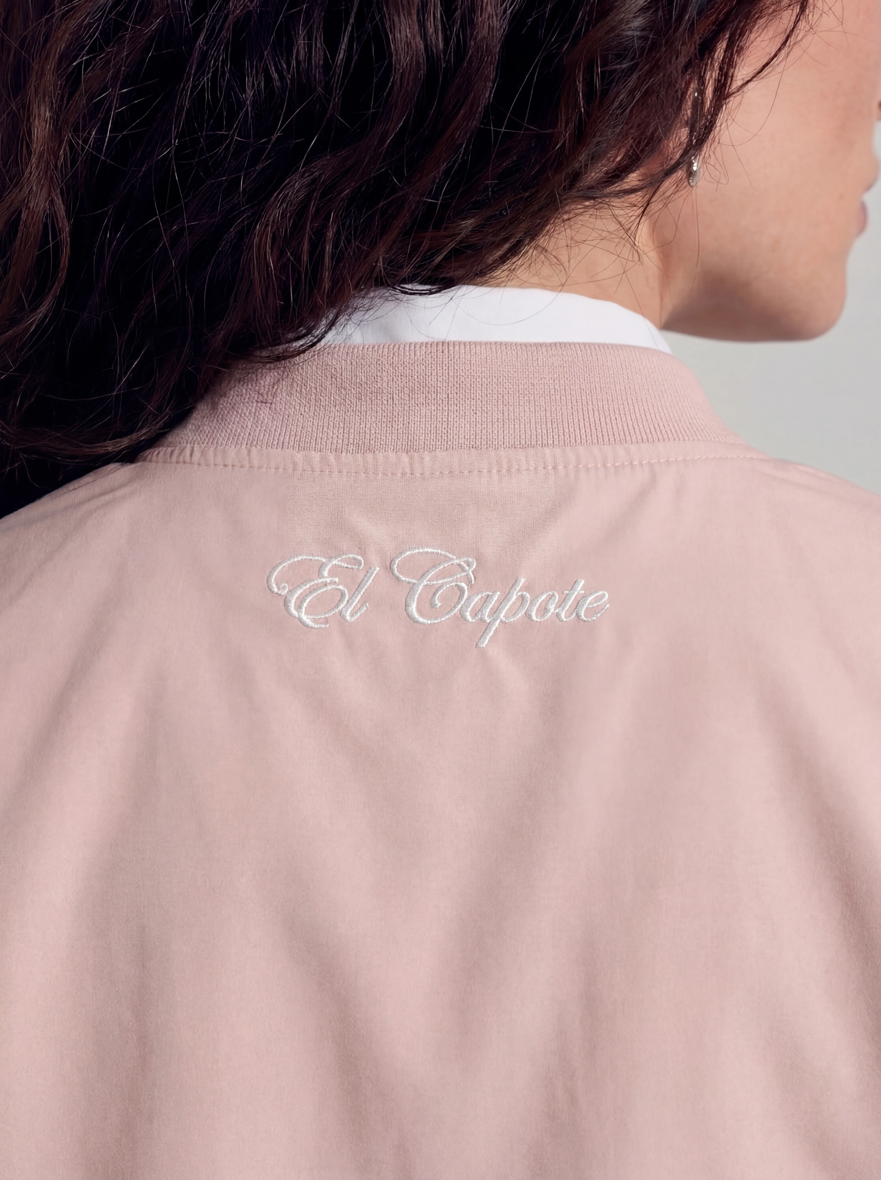 Cazadora Bomber Rosa Mujer - Image 7