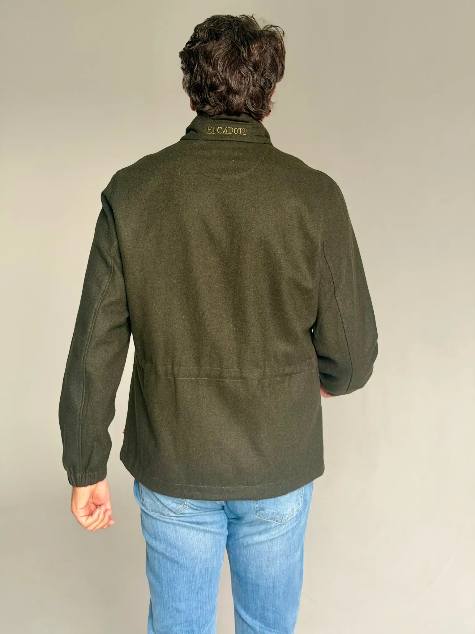 Chaqueta Loden Verde Kaki Hombre - Image 5