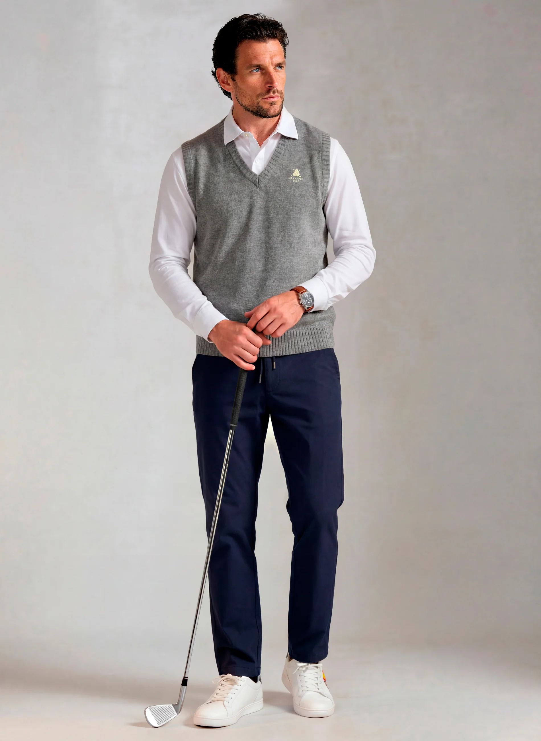 Chaleco Lambswool Gris Hombre - Image 3