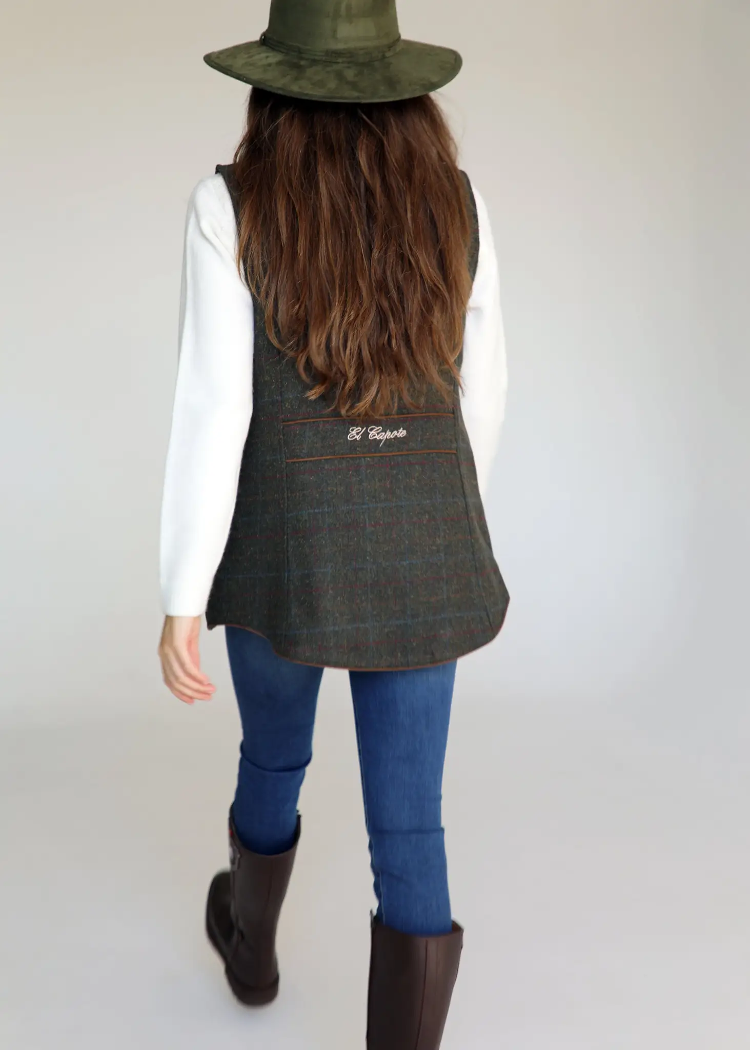 Chaleco Kaki Pelo Mujer - Image 4