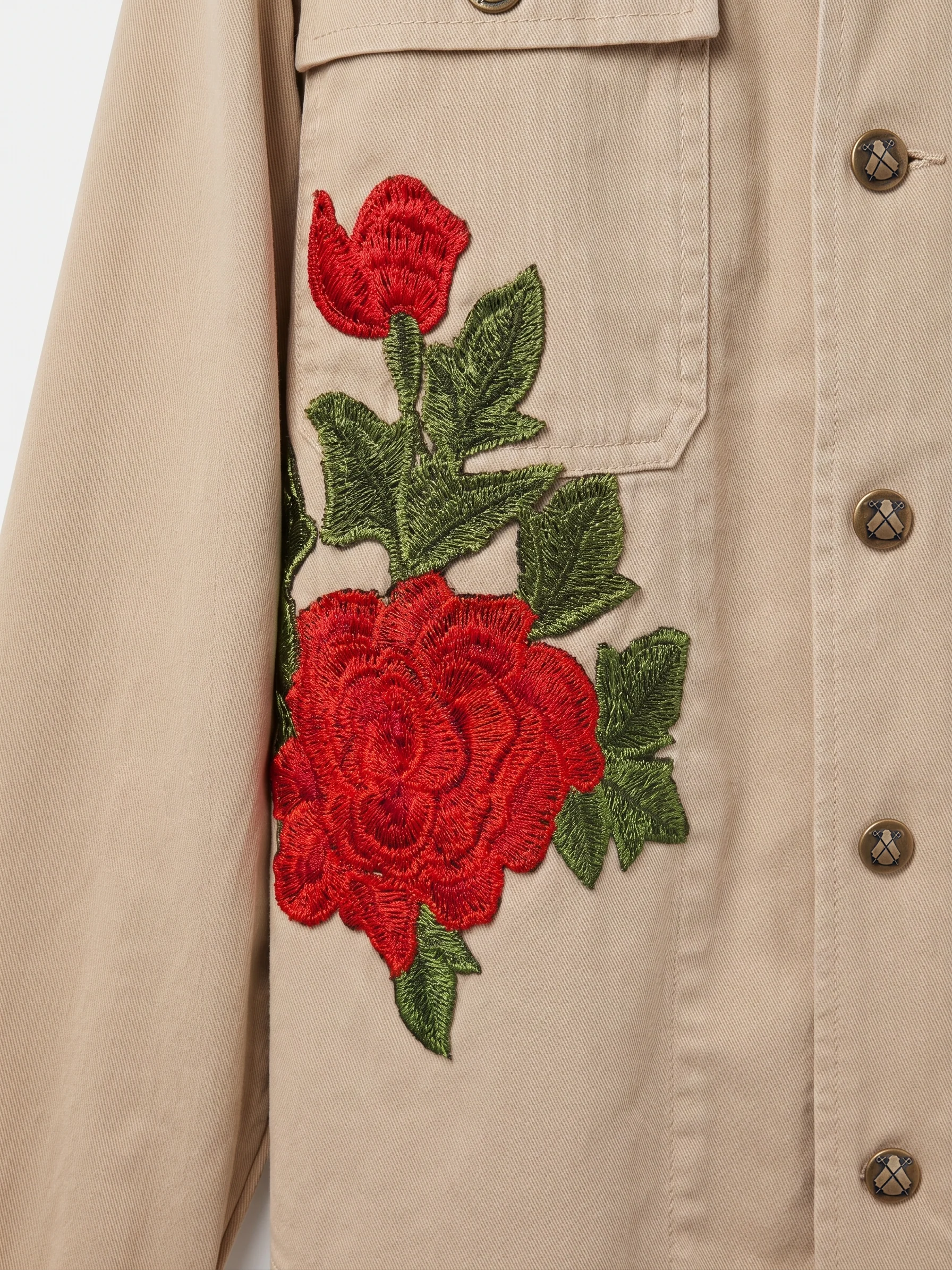 Chaqueta Camel Clavel Mujer - Image 4