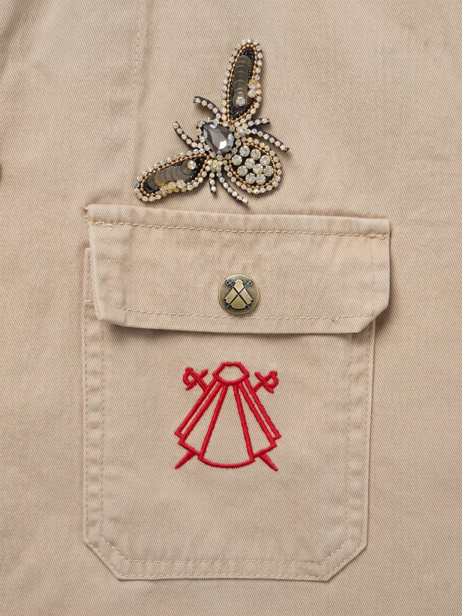 Chaqueta Camel Clavel Mujer - Image 5