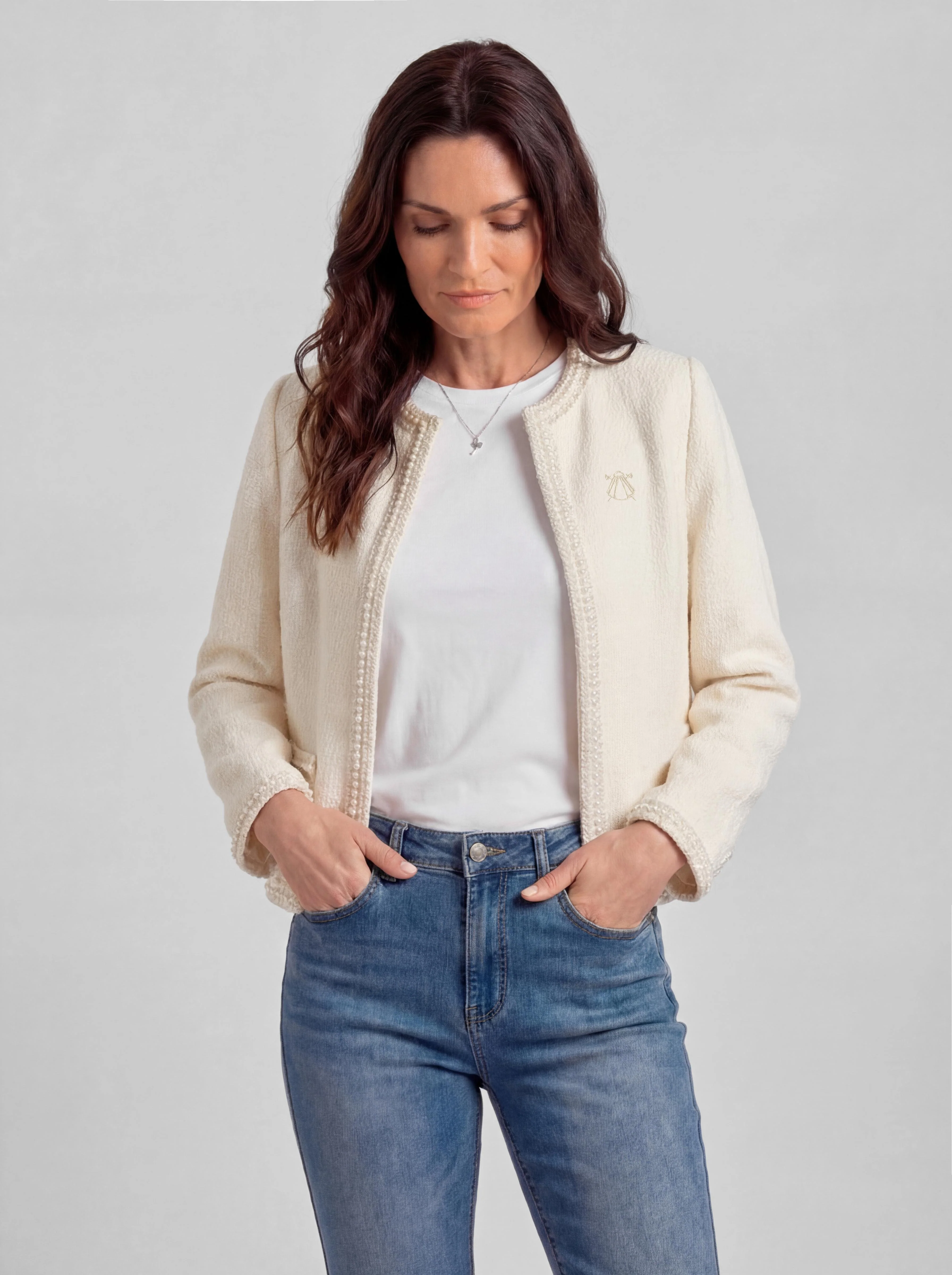 Chaqueta Marfil Fantasía Mujer - Image 3