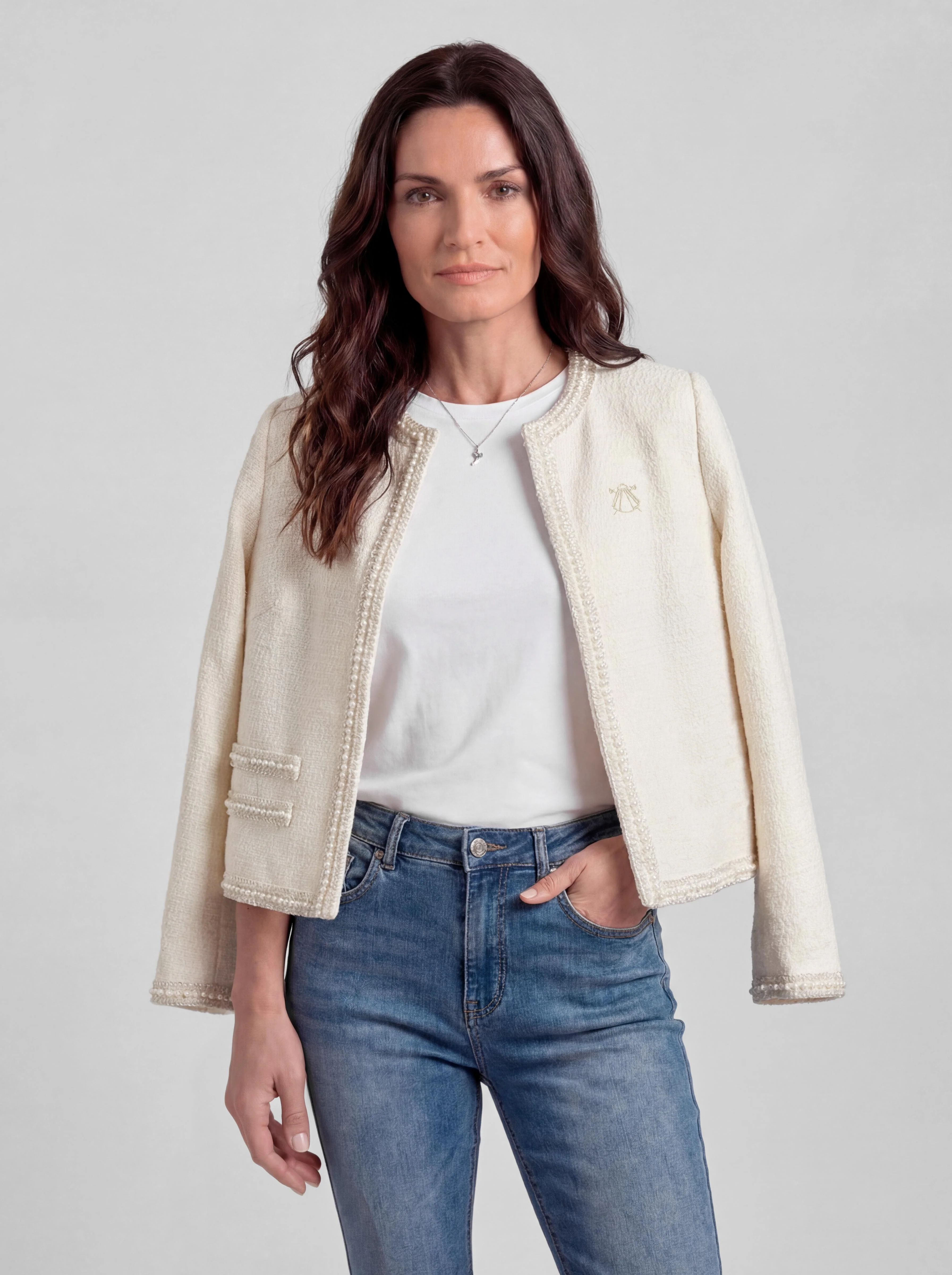 Chaqueta Marfil Fantasía Mujer - Image 4