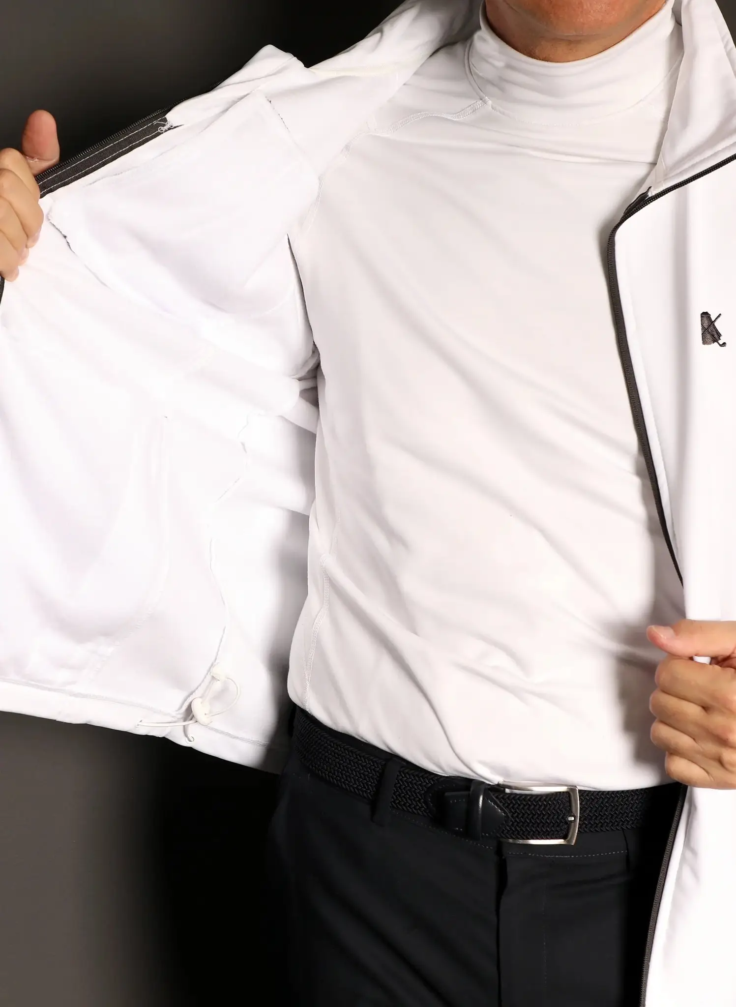 Chaqueta Técnica Soft Blanco Hombre - Image 5