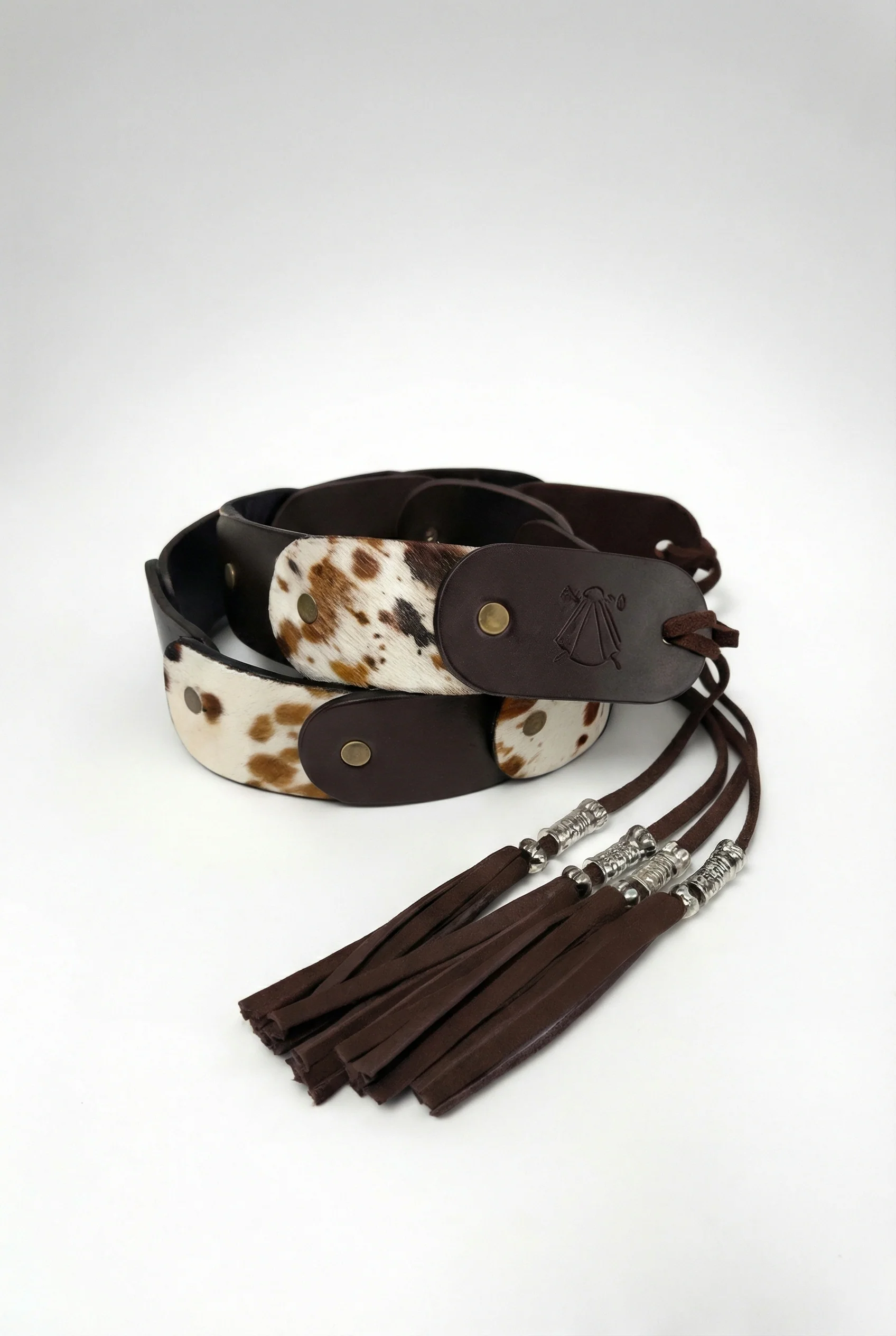 Cinturón Cadera piel y pelo de Vaca Mujer - Image 3
