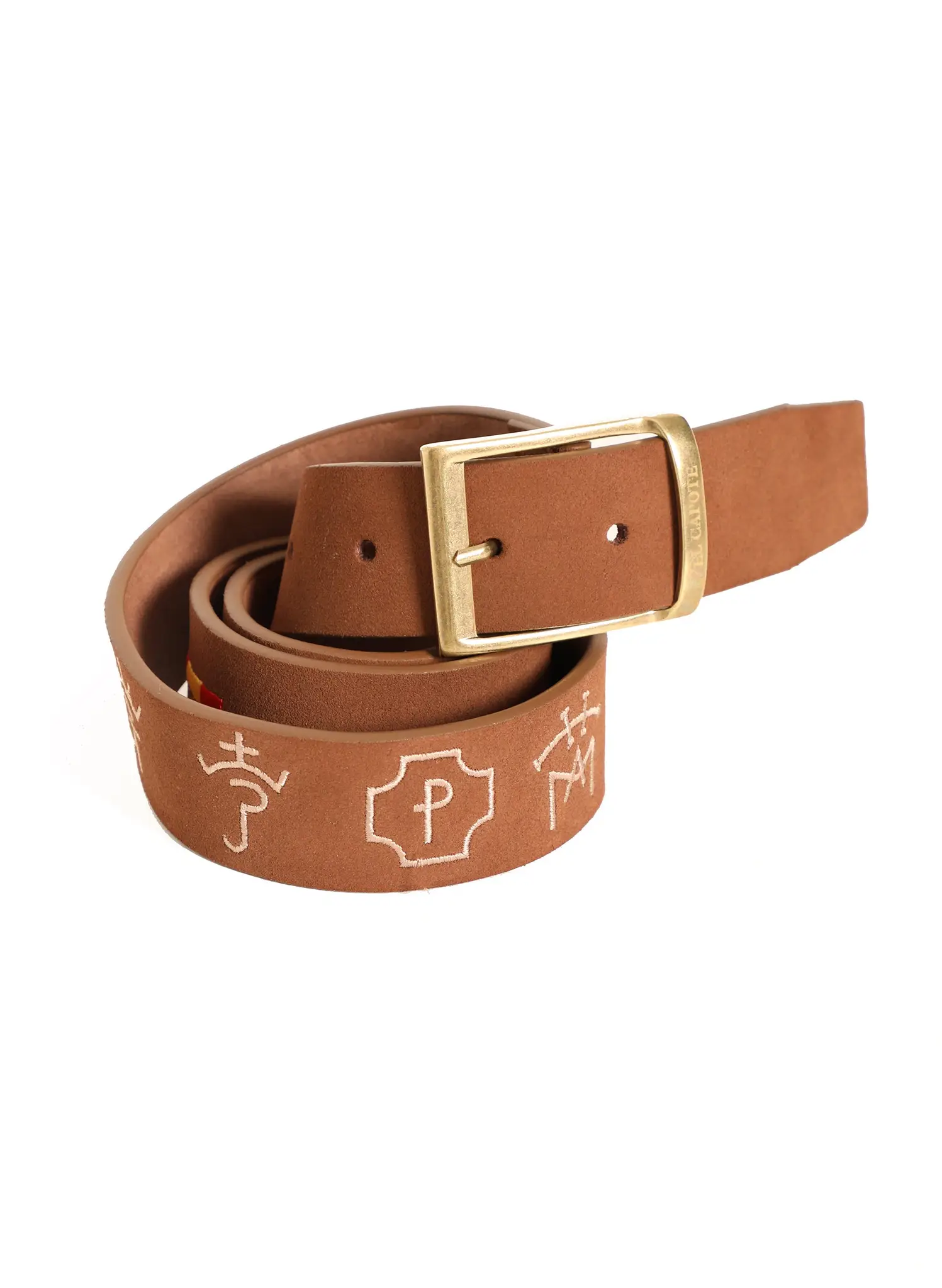 Cinturón Serraje Camel Hierros Toreros