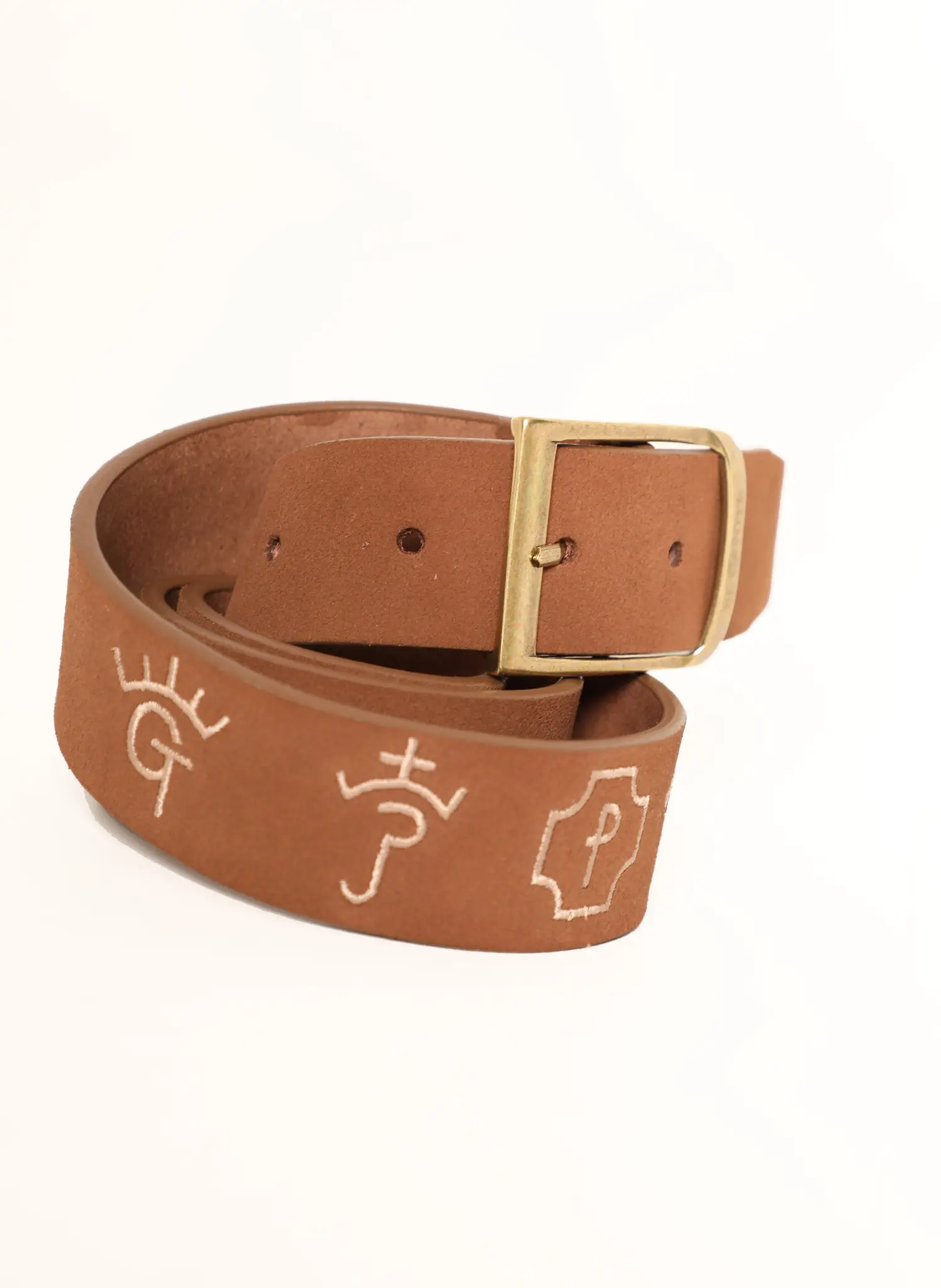 Cinturón Serraje Camel Hierros Toreros - Image 3