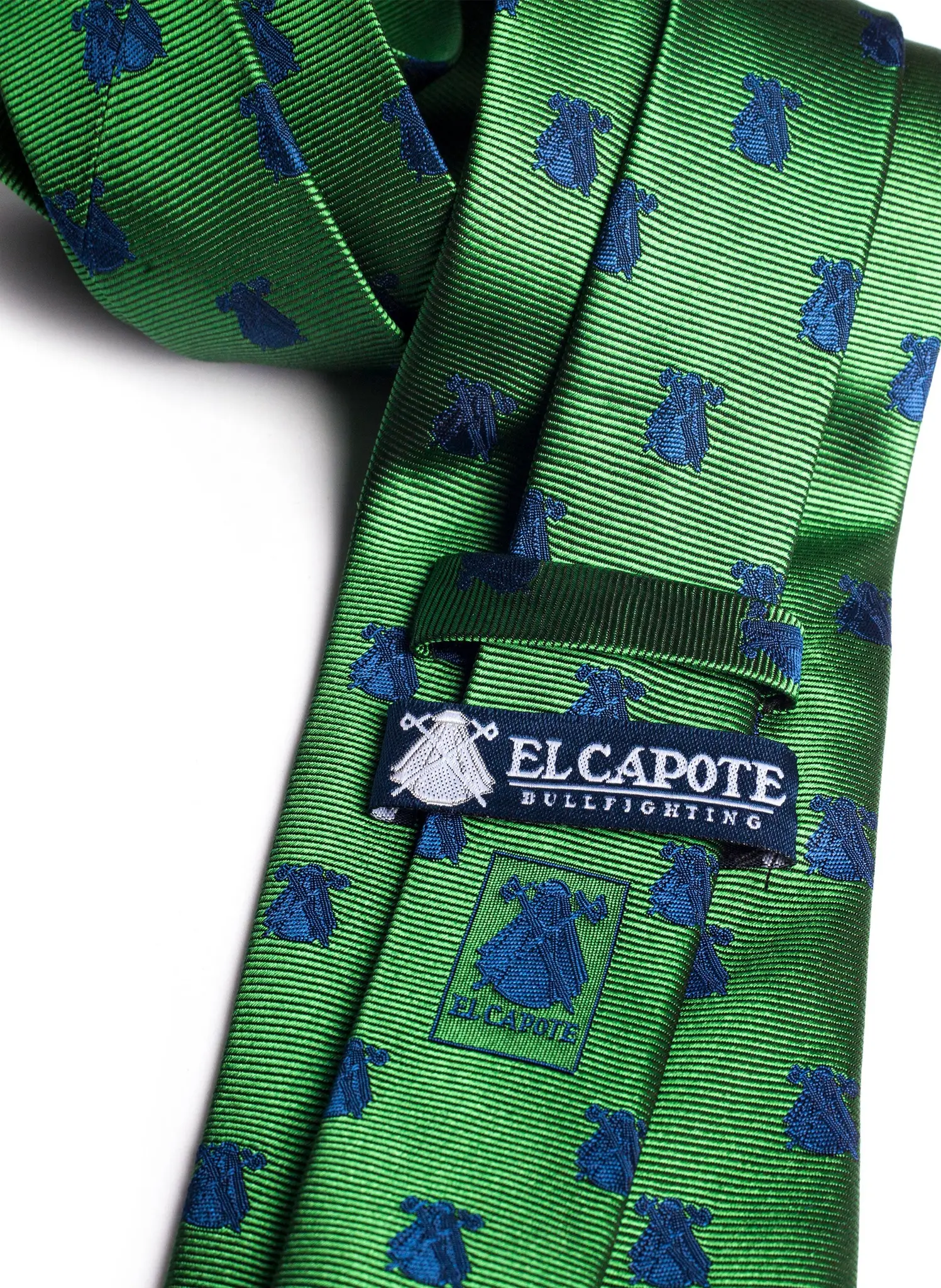 Corbata Verde Logos Marino - Image 3