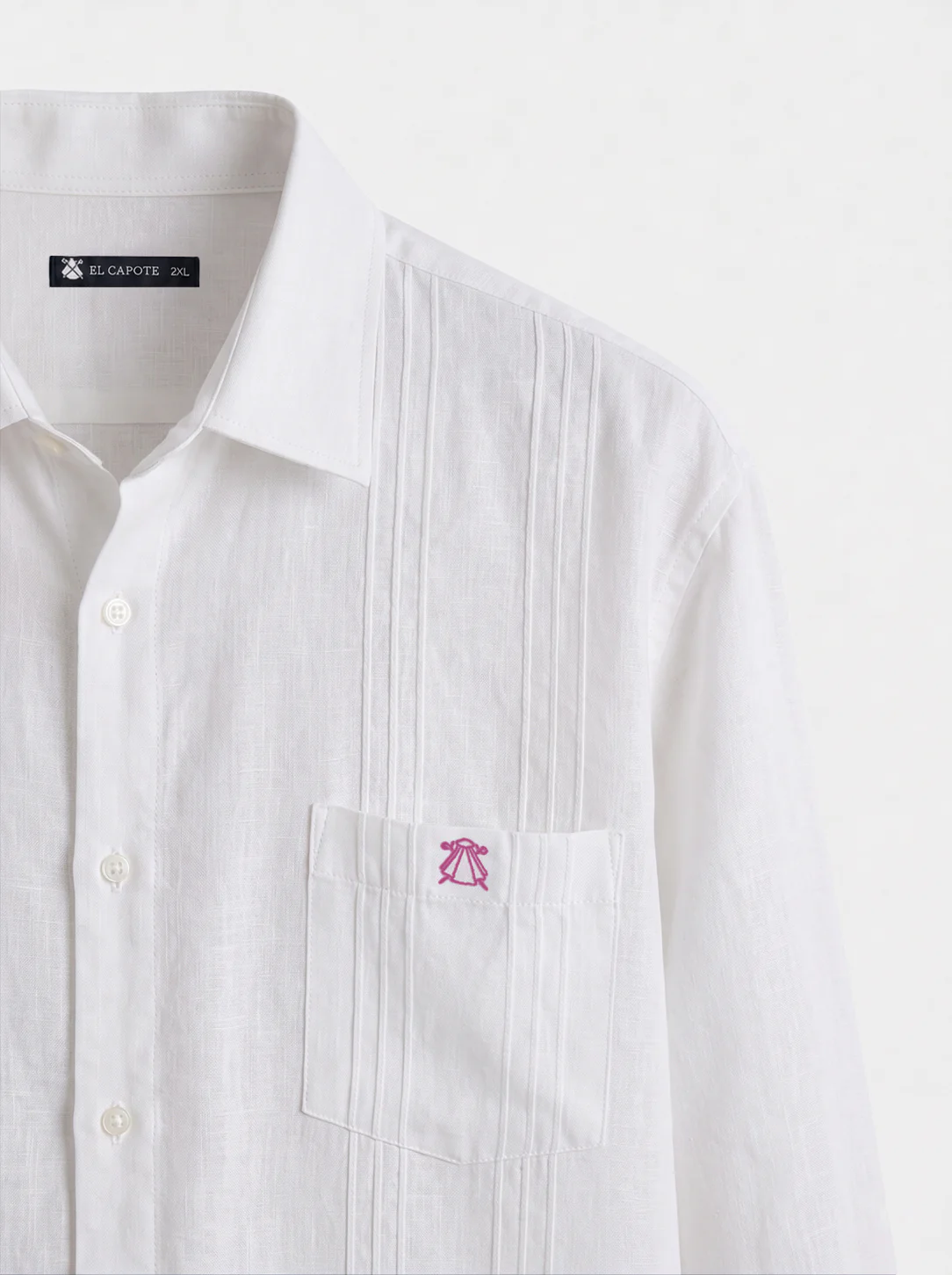 Guayabera Blanca Hombre - Image 4
