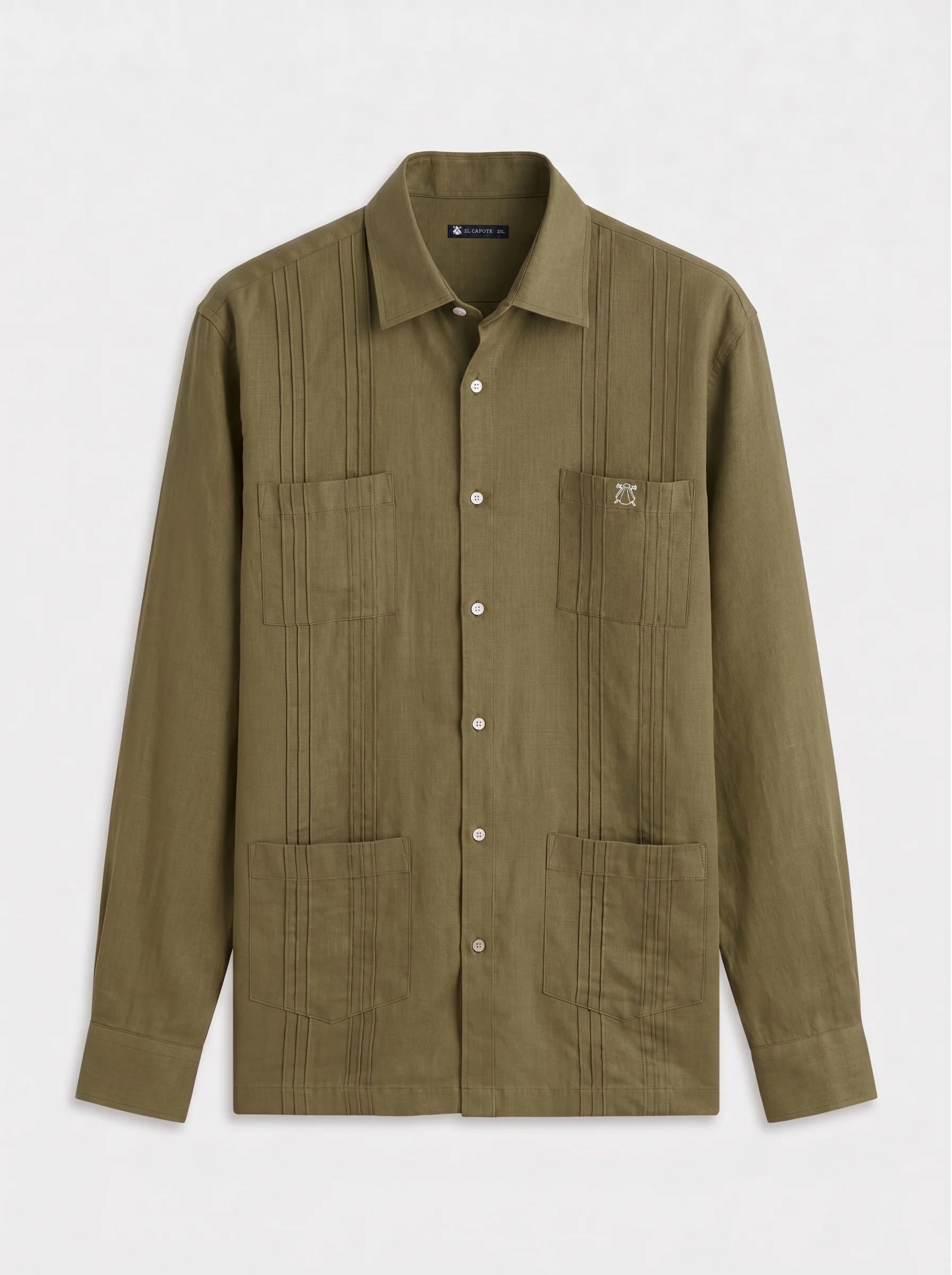 Guayabera Kaki Hombre - Image 2