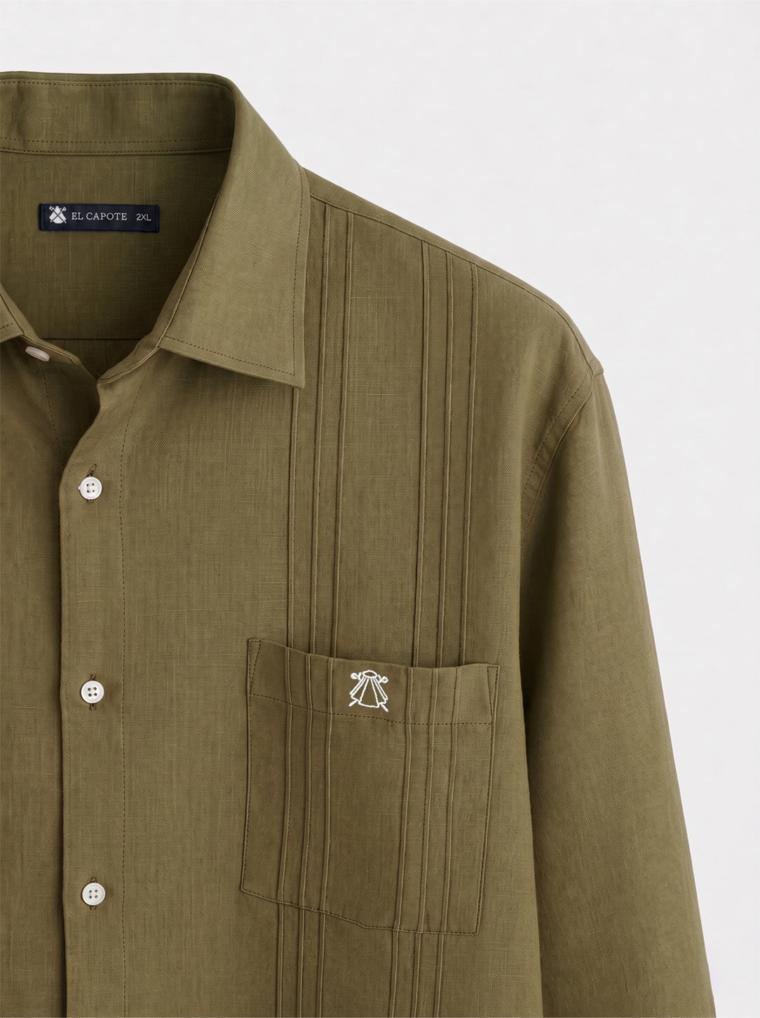 Guayabera Kaki Hombre - Image 3