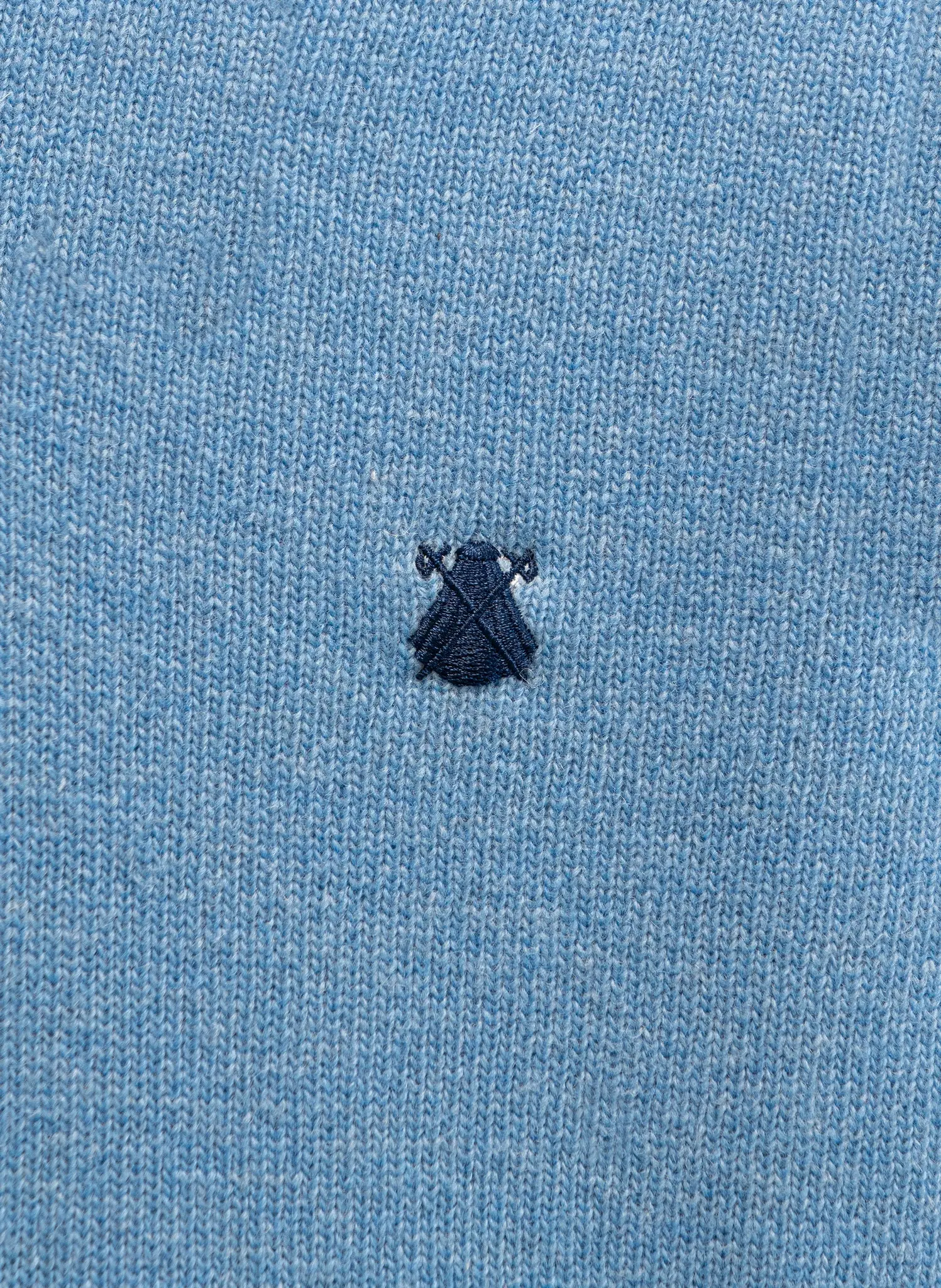 Jersey Lambswool Celeste Pico Hombre - Image 3