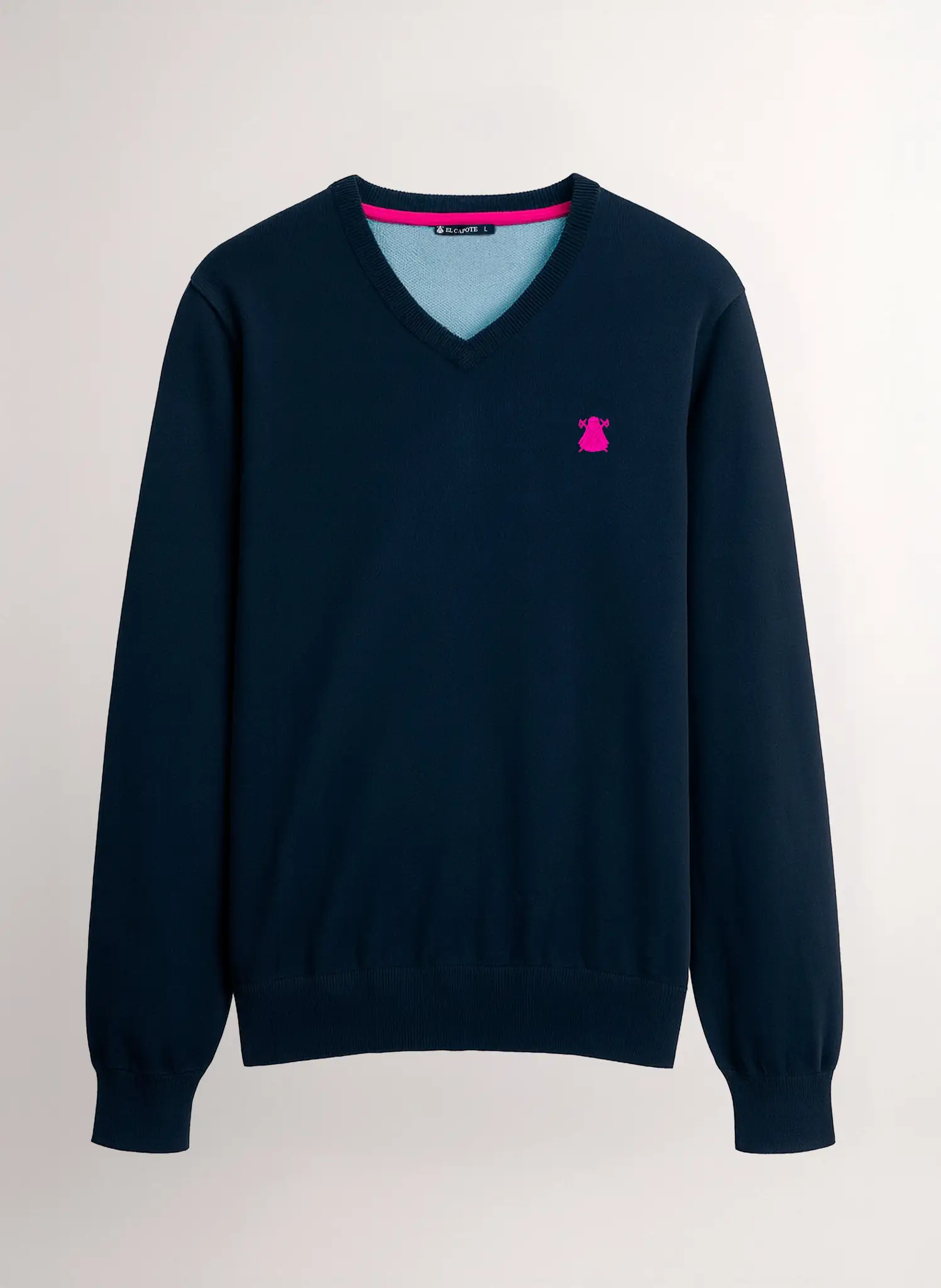 Jersey Azul Marino Coderas Rosa Hombre - Image 2