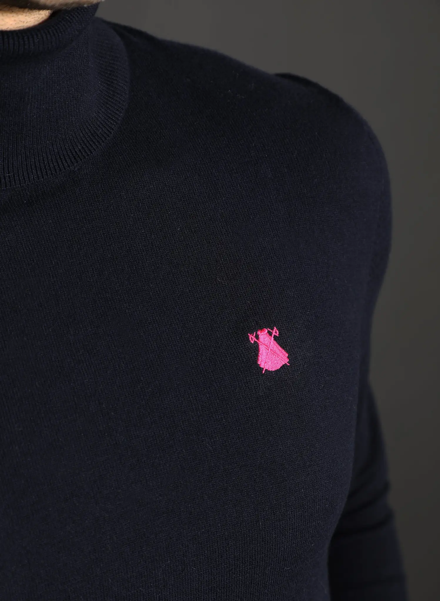 Jersey Cuello Alto Azul Hombre - Image 5