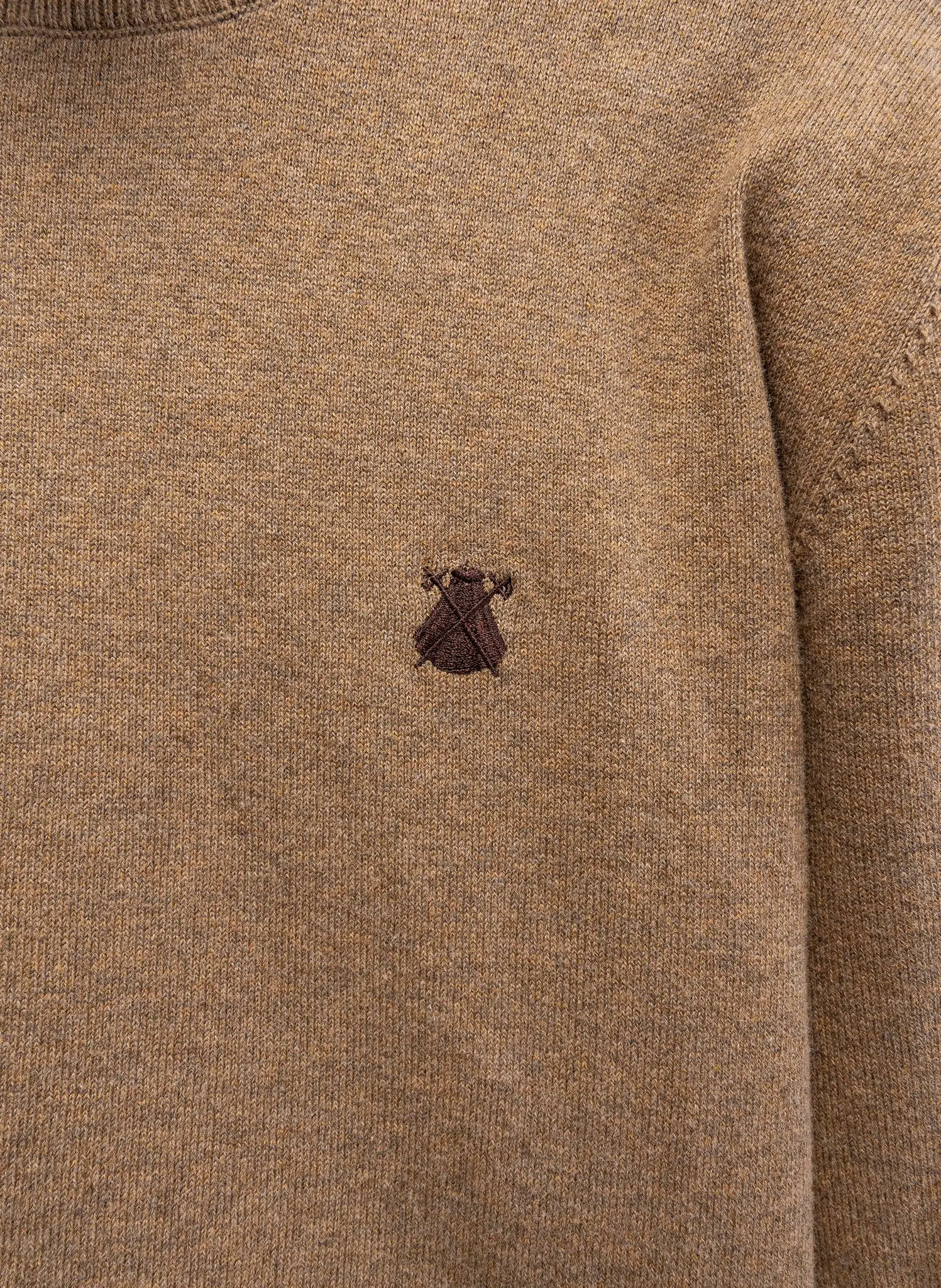 Jersey Cuello Alto Camel Hombre - Image 3