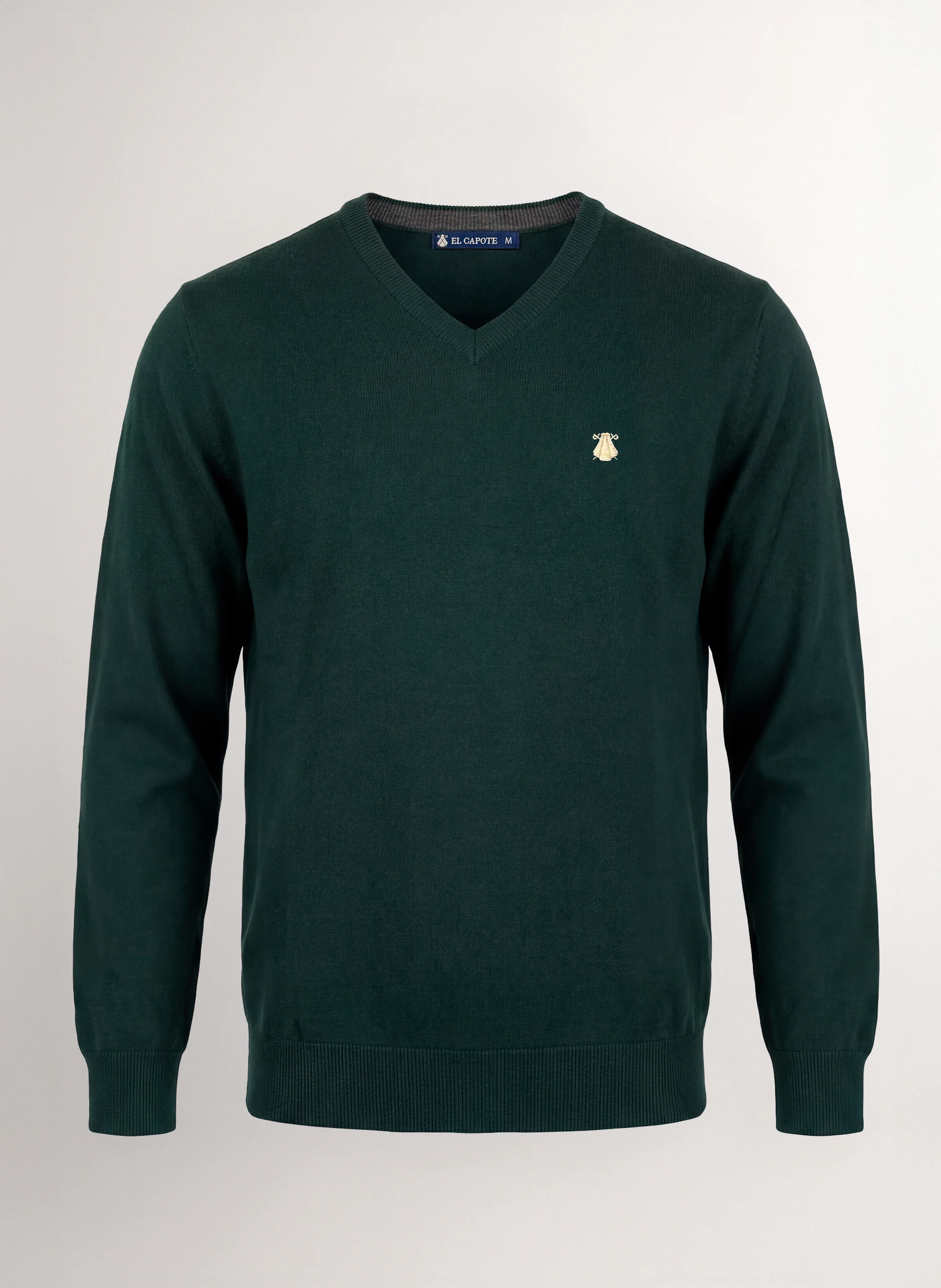 Jersey Cuello Pico Verde Hombre - Image 2