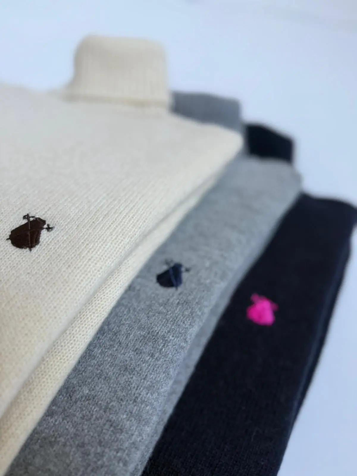 Jersey Gris Lambswool Cuello Alto Hombre - Image 5