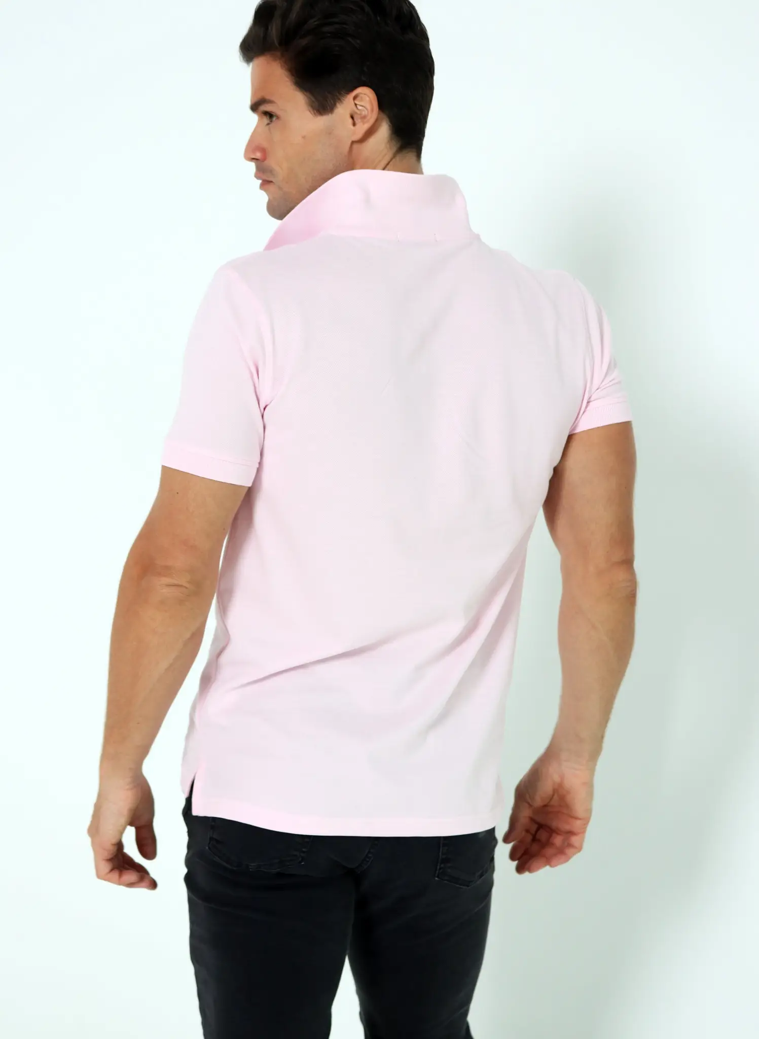 Polo Classic Rosa Palo Hombre - Image 3