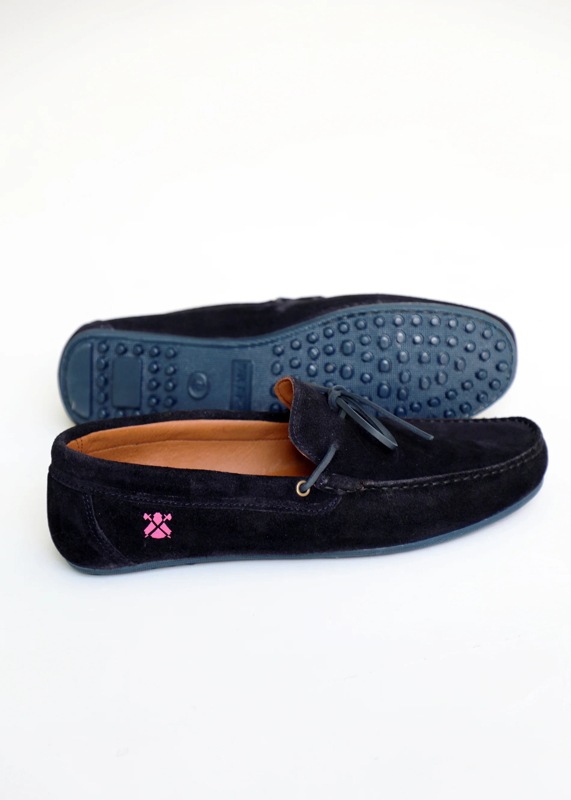 Mocasín Lazo Serraje Azul Hombre - Image 3