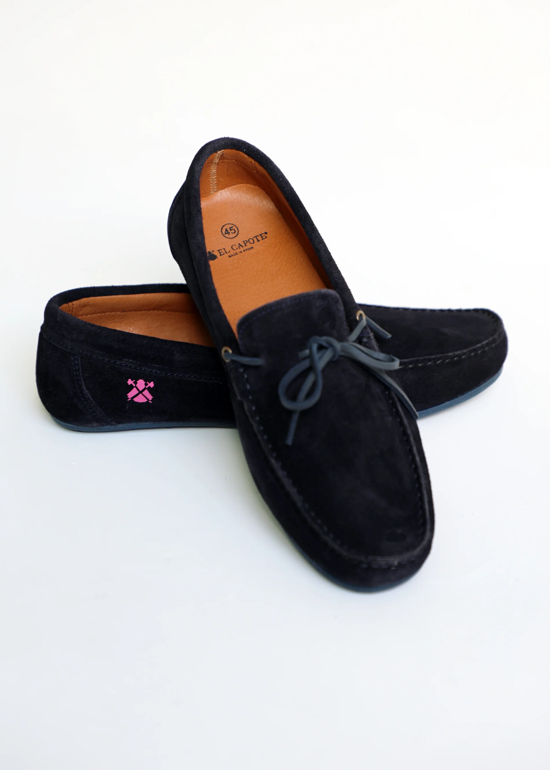 Mocasín Lazo Serraje Azul Hombre - Image 4