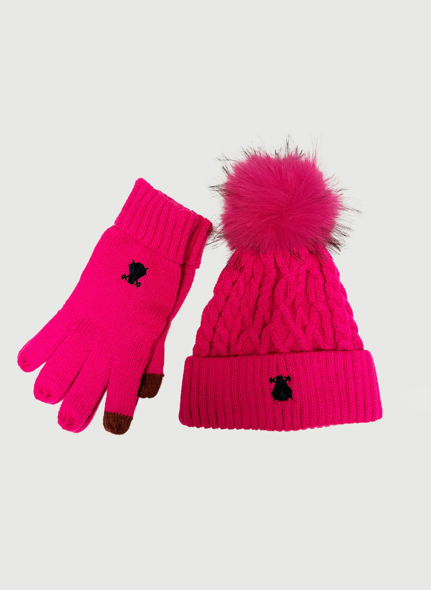 Pack de Gorro Y Guantes Fucsia Mujer - Image 4