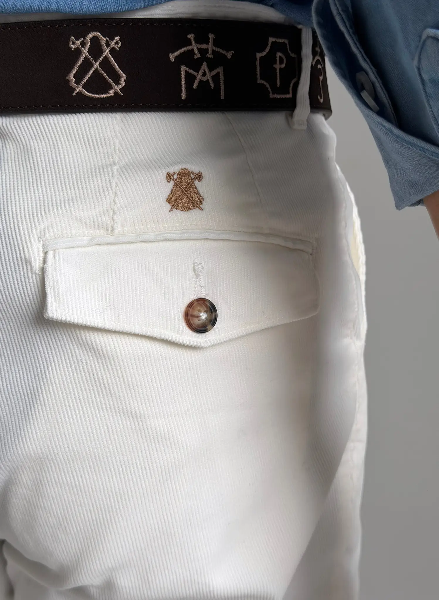 Pantalón Cargo Crudo Micro pana Hombre - Image 2