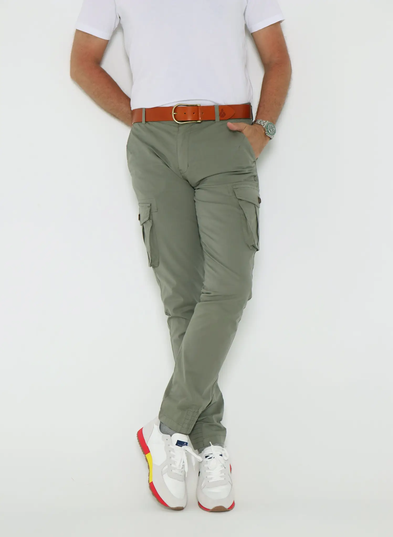 Pantalón Hombre Cargo Verde Legión - Image 2