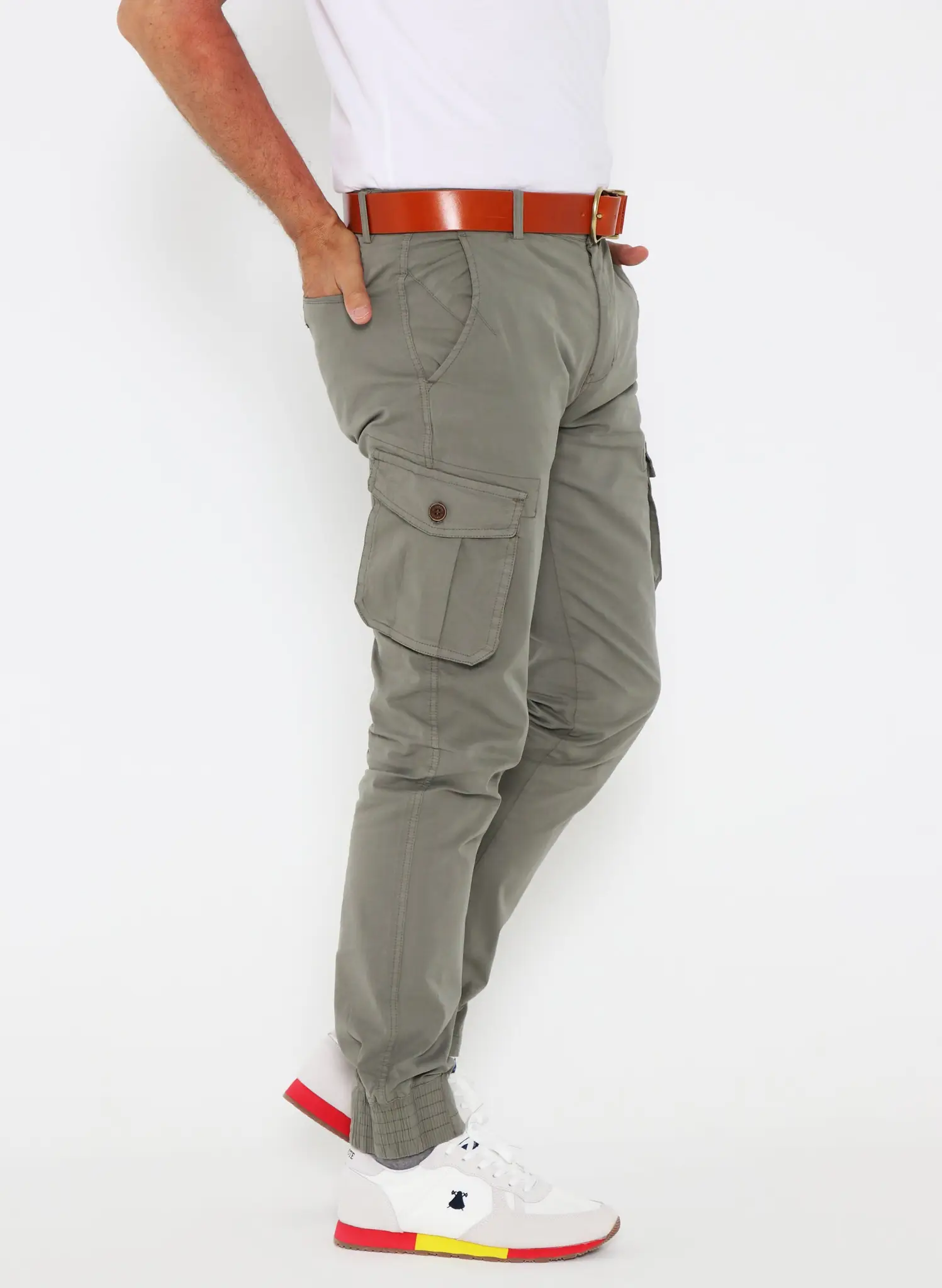 Pantalón Hombre Cargo Verde Legión - Image 3