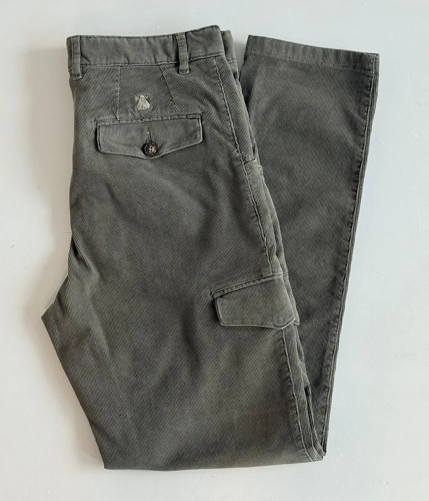 Pantalón Cargo Kaki Micro Pana Hombre - Image 3