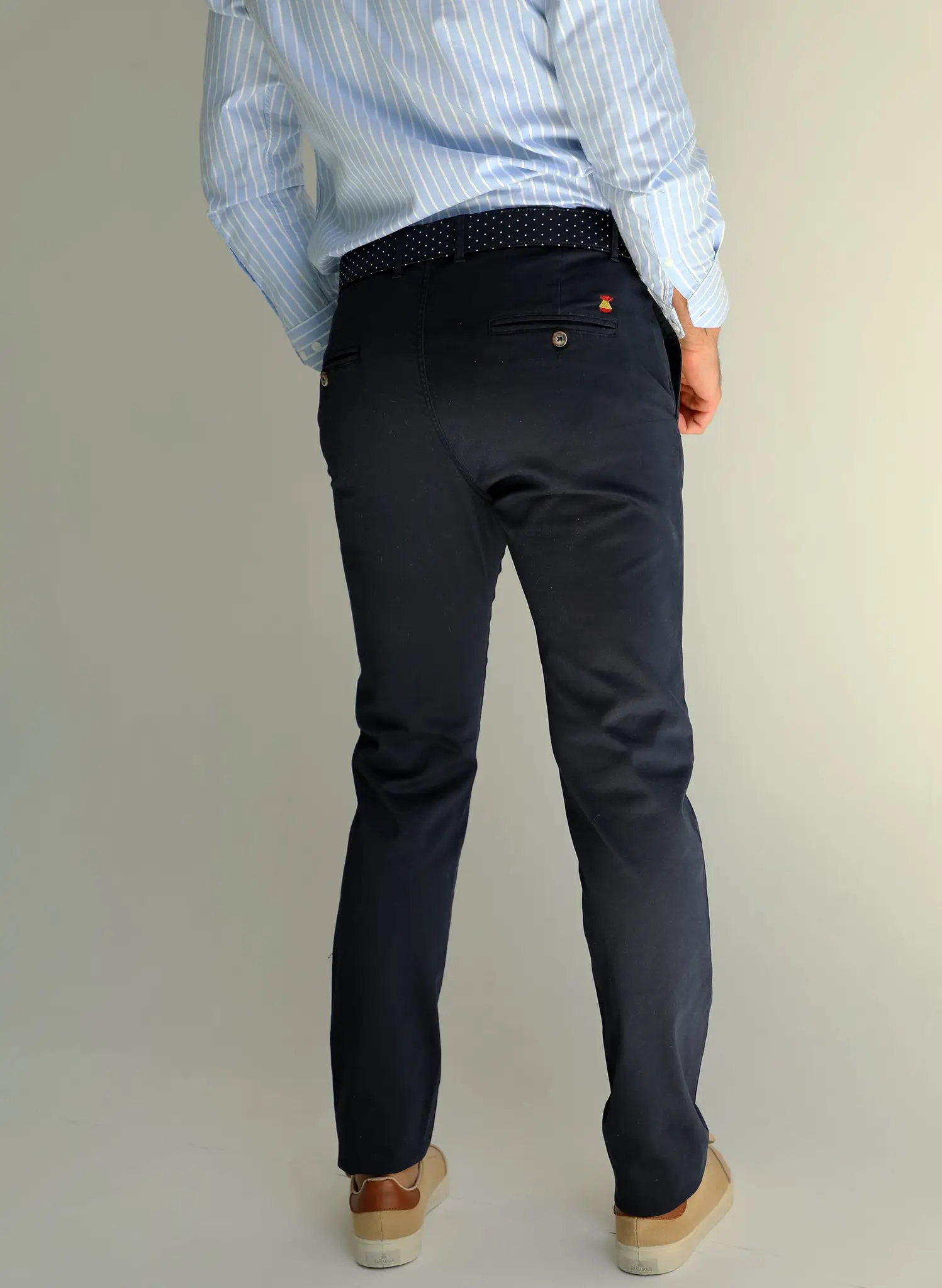 Pantalón Chino Azul Marino España Hombre - Image 3