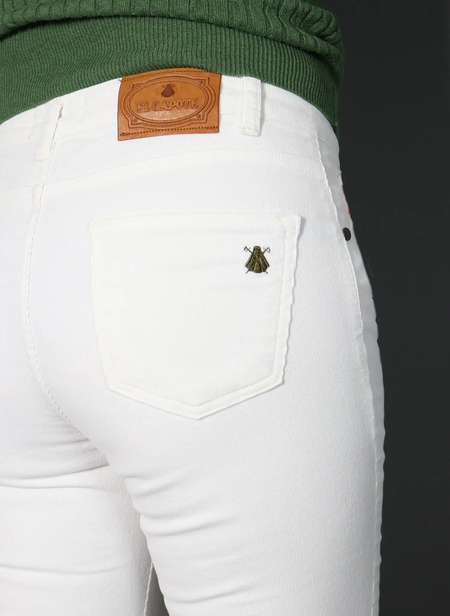 Pantalón Blanco Roto Micropana Mujer - Image 3