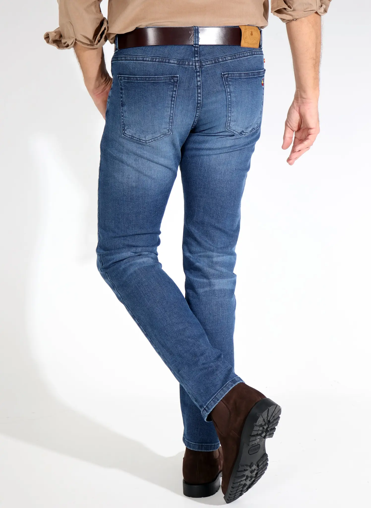 Pantalón Denim Logo España Hombre - Image 3