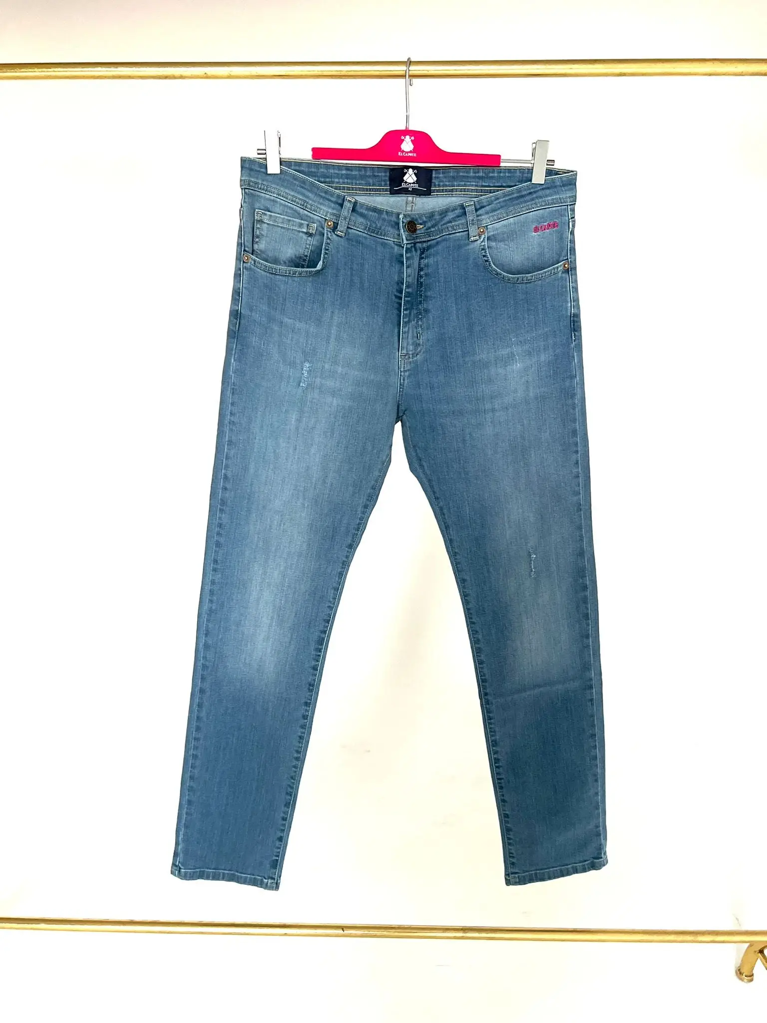 Pantalón Vaquero Desgastado Hombre - Image 11