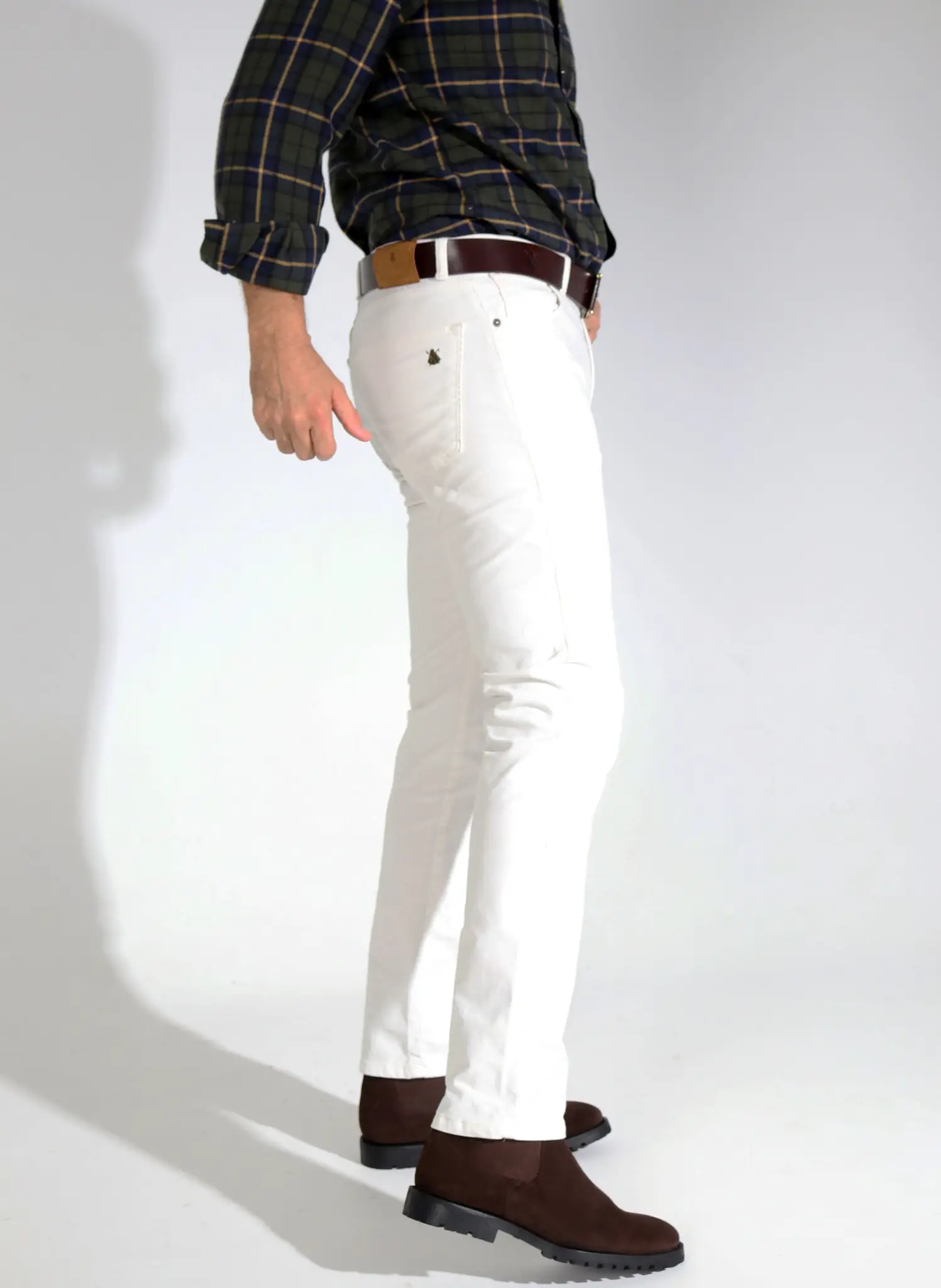 Pantalón Hombre Crudo Micro Pana - Image 2