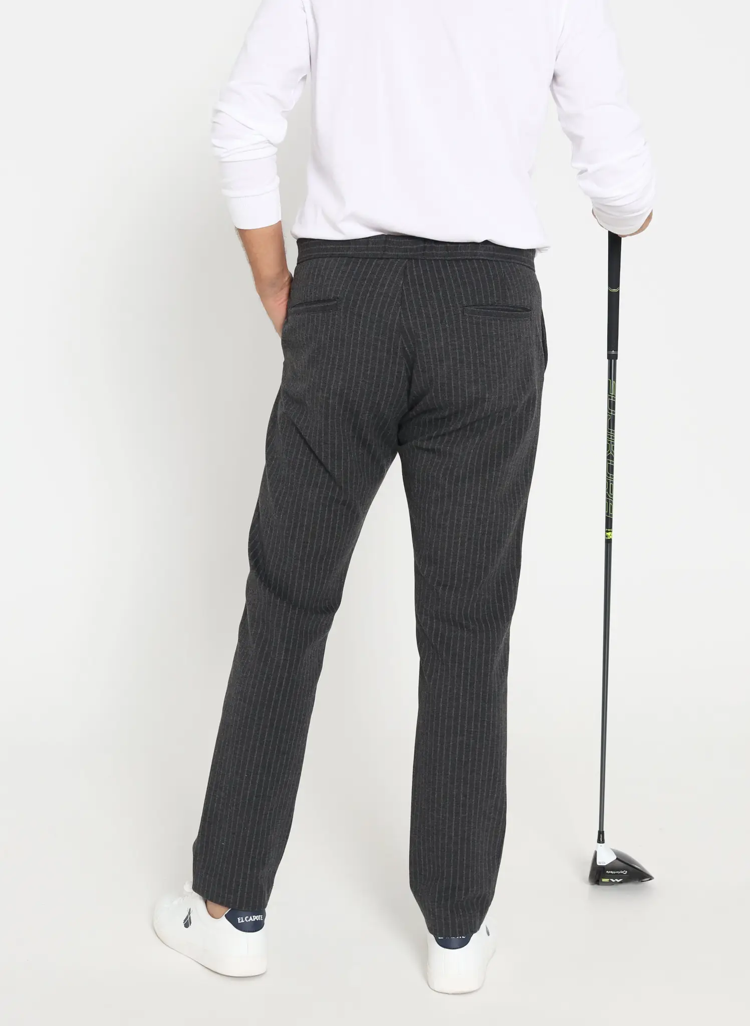 Pantalón Jogger Gris Raya Diplomatica Hombre - Image 4