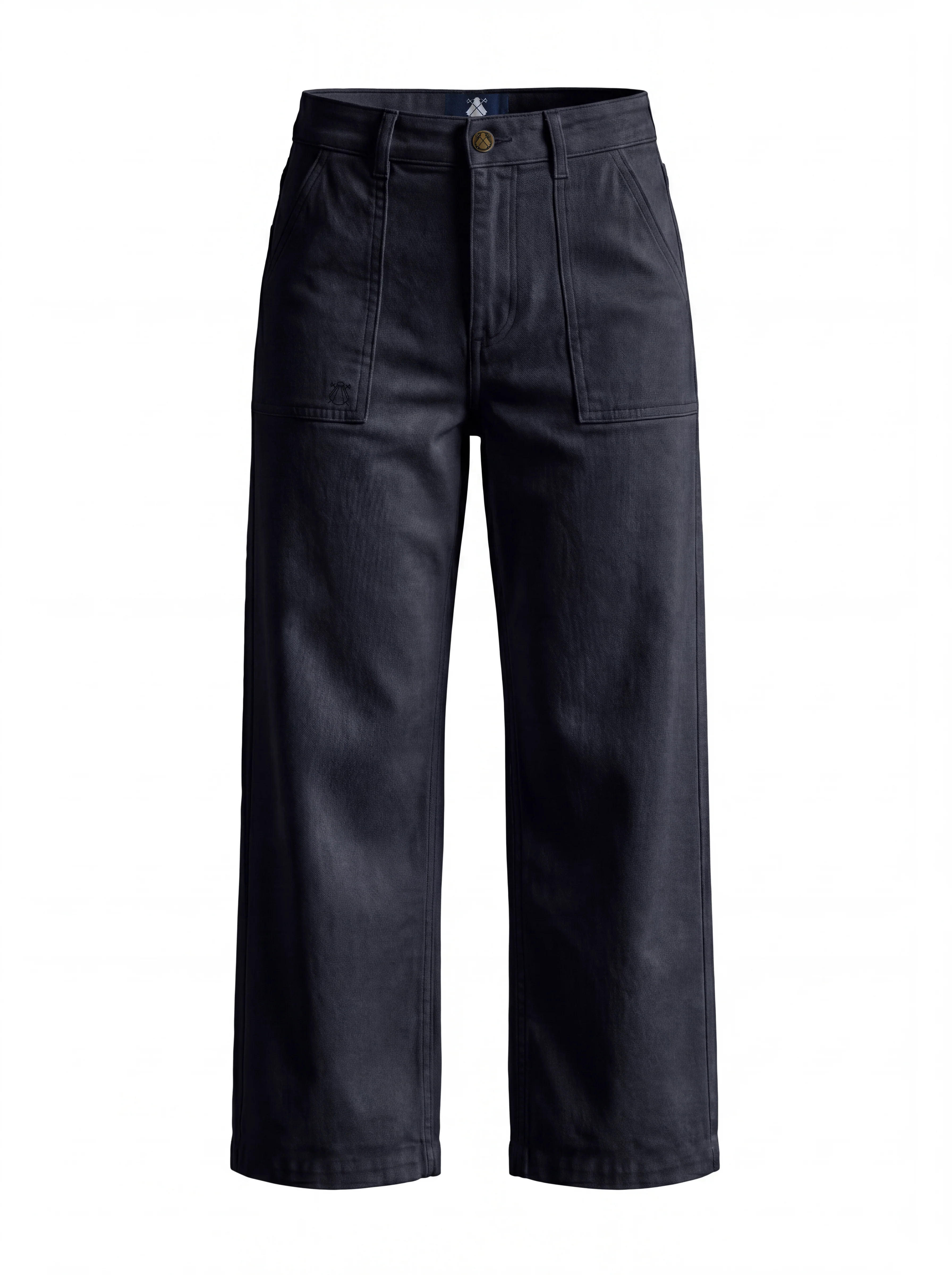 Pantalón Sarga Negro Mujer - Image 3