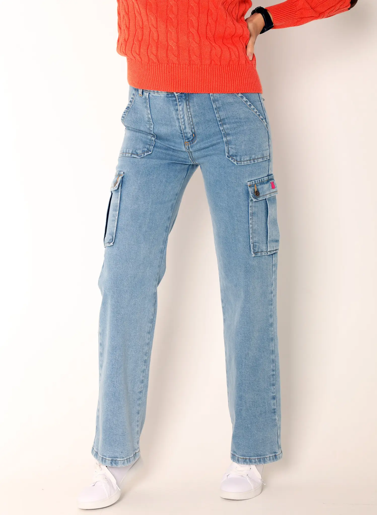 Pantalón cargo Ancho Mujer - Image 3