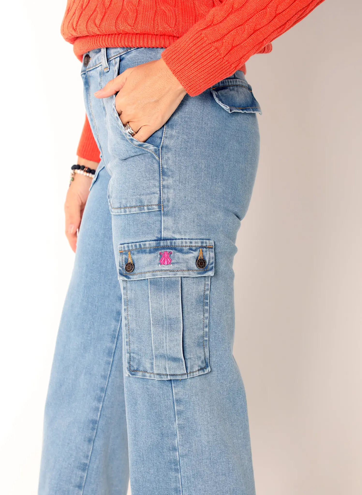 Pantalón cargo Ancho Mujer - Image 4