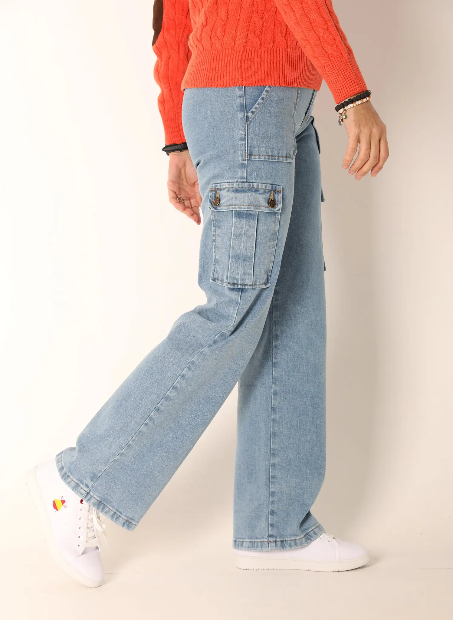 Pantalón cargo Ancho Mujer - Image 5