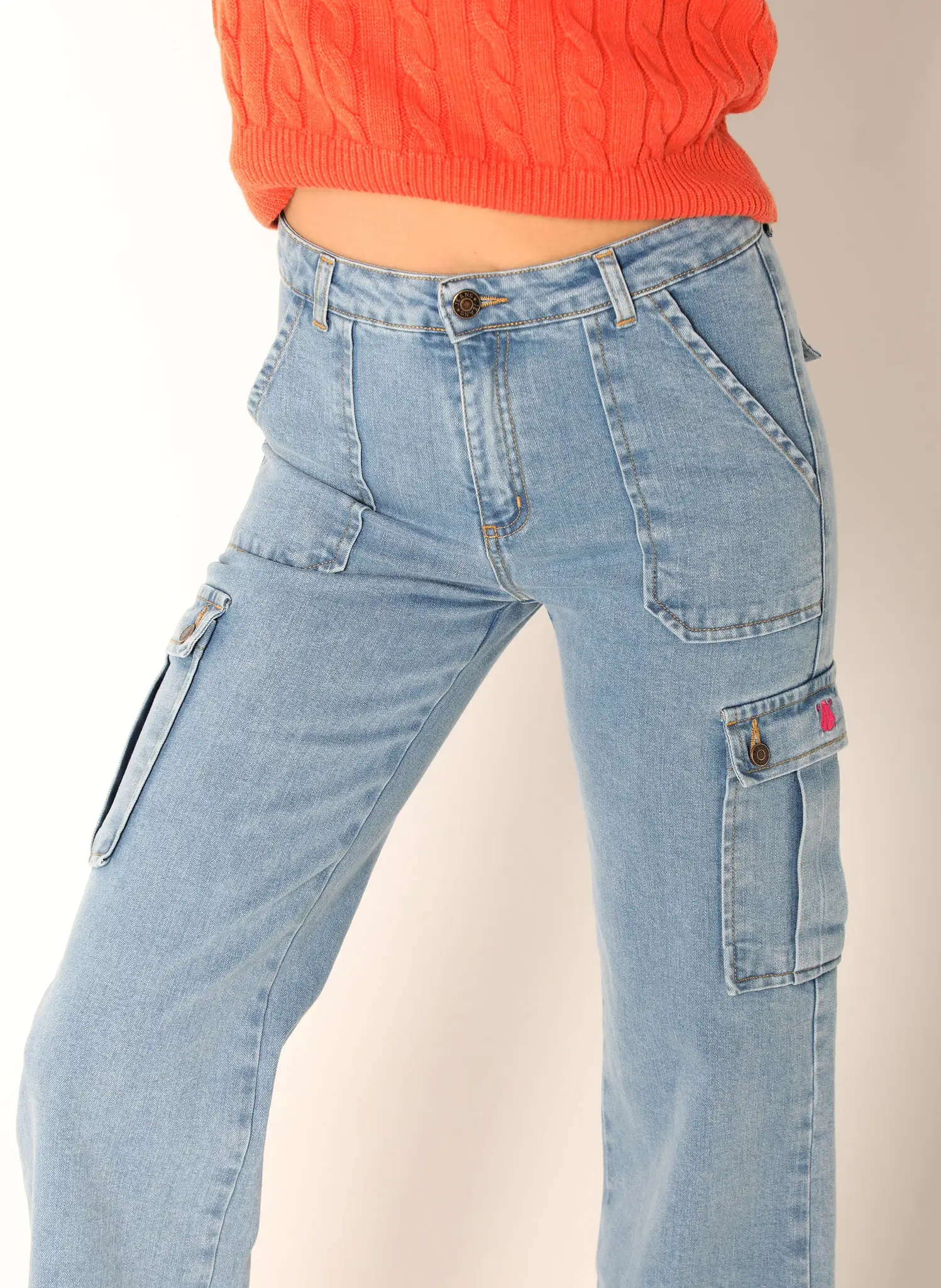Pantalón cargo Ancho Mujer - Image 6
