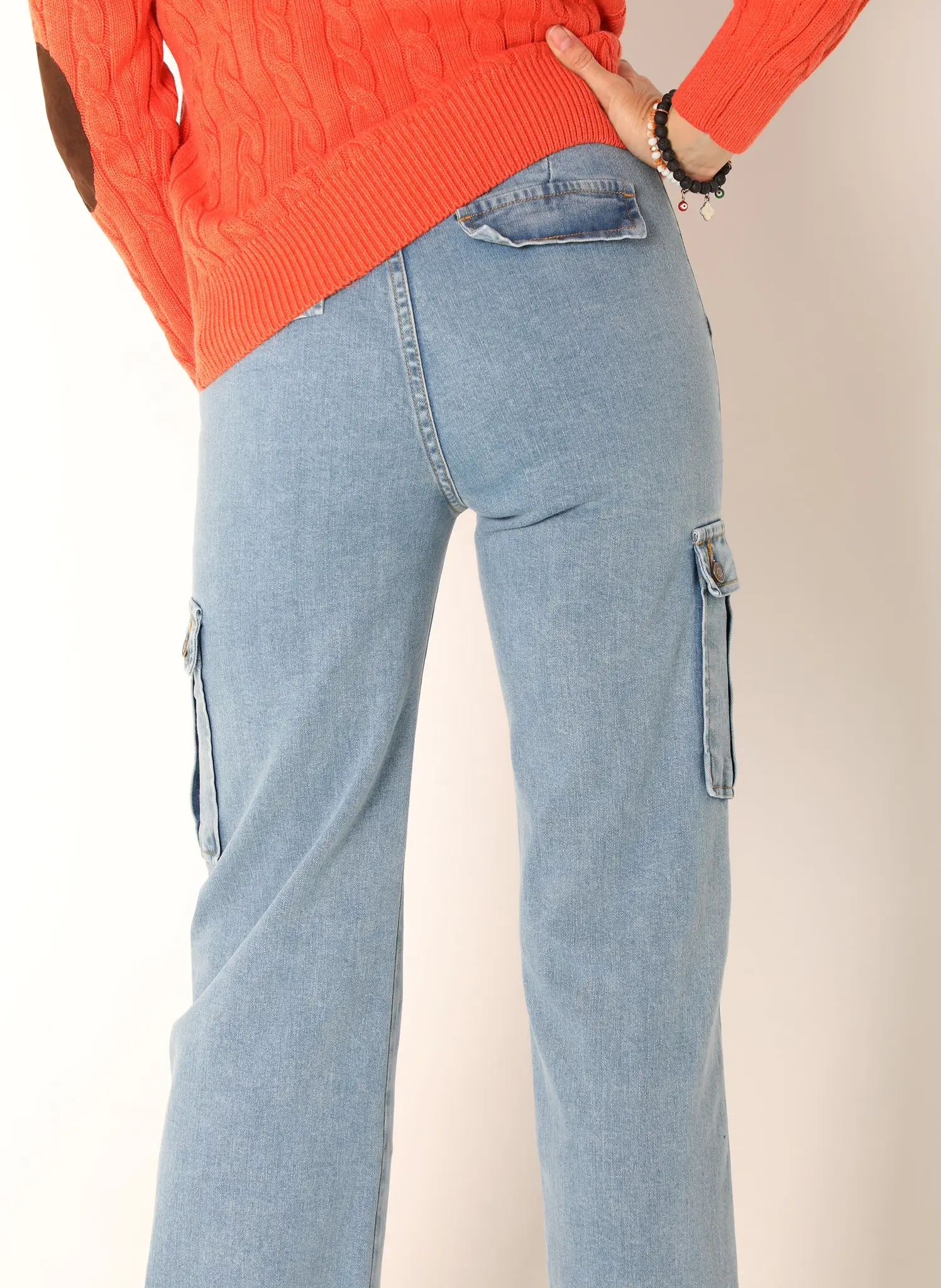 Pantalón cargo Ancho Mujer - Image 7
