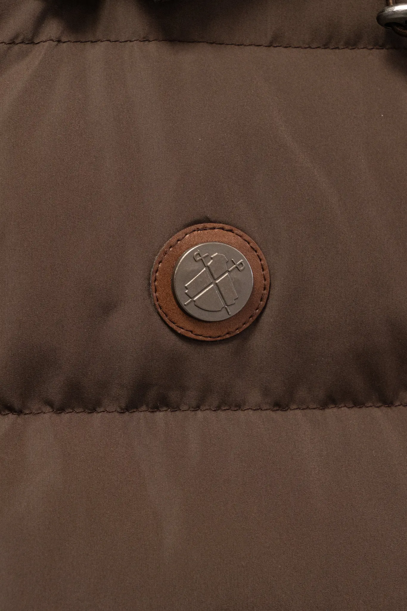 Parka España Marrón Chocolate con Capucha Hombre - Image 5