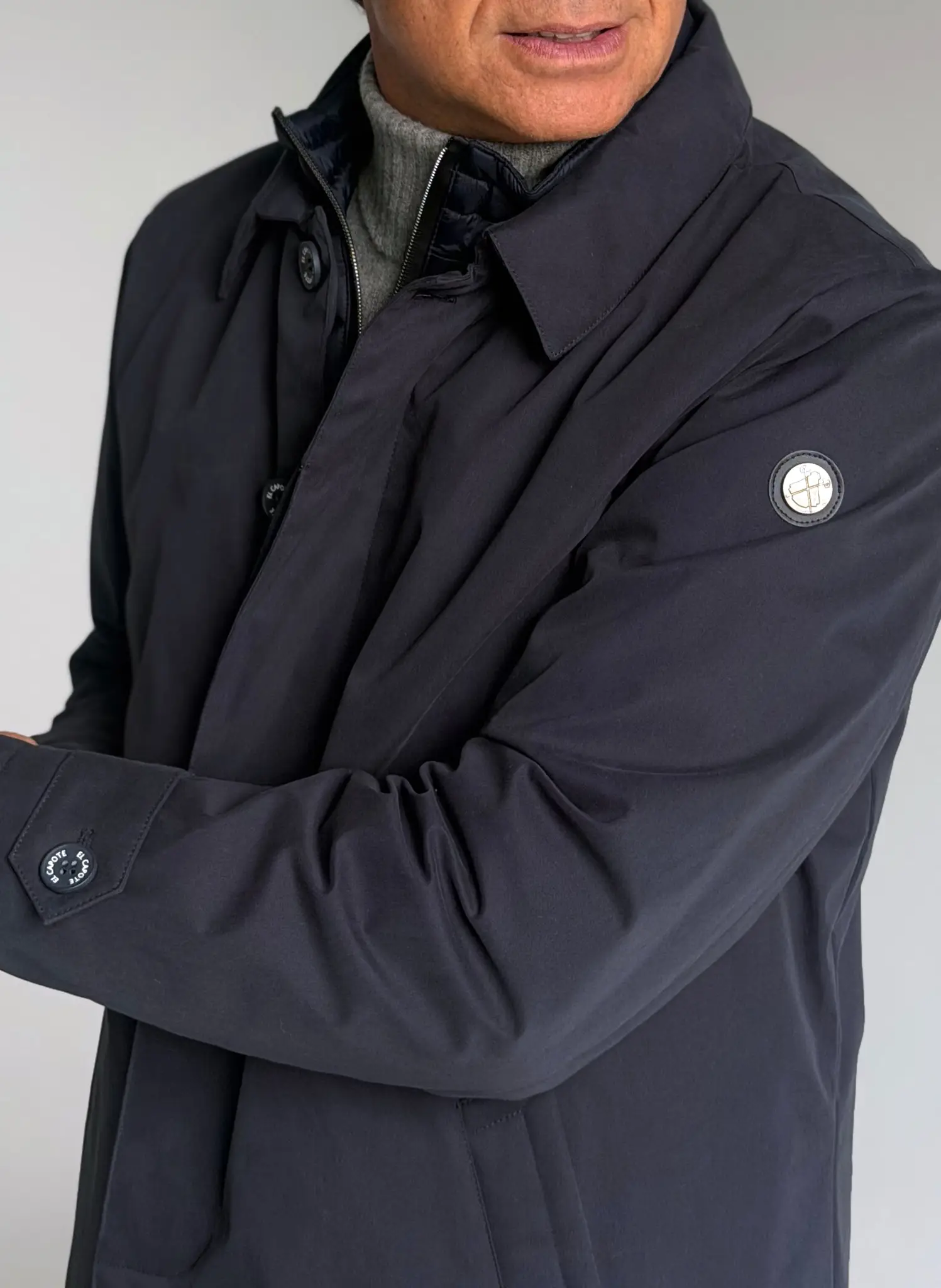 Parka Azul Acolchada Hombre - Image 3